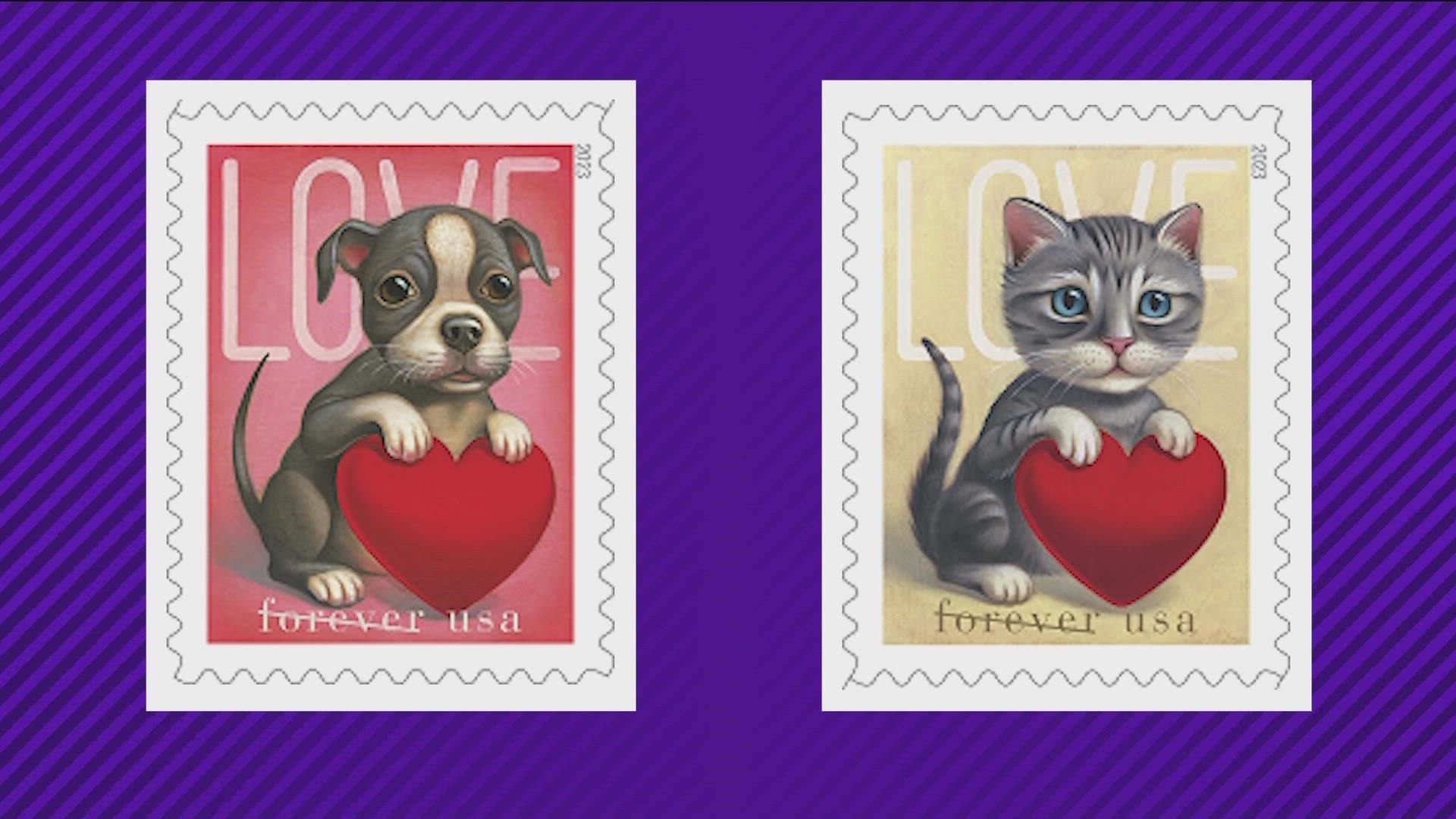 20 Forever USPS Stamps Pets Celebrate Animals in Our Lives That Bring Joy