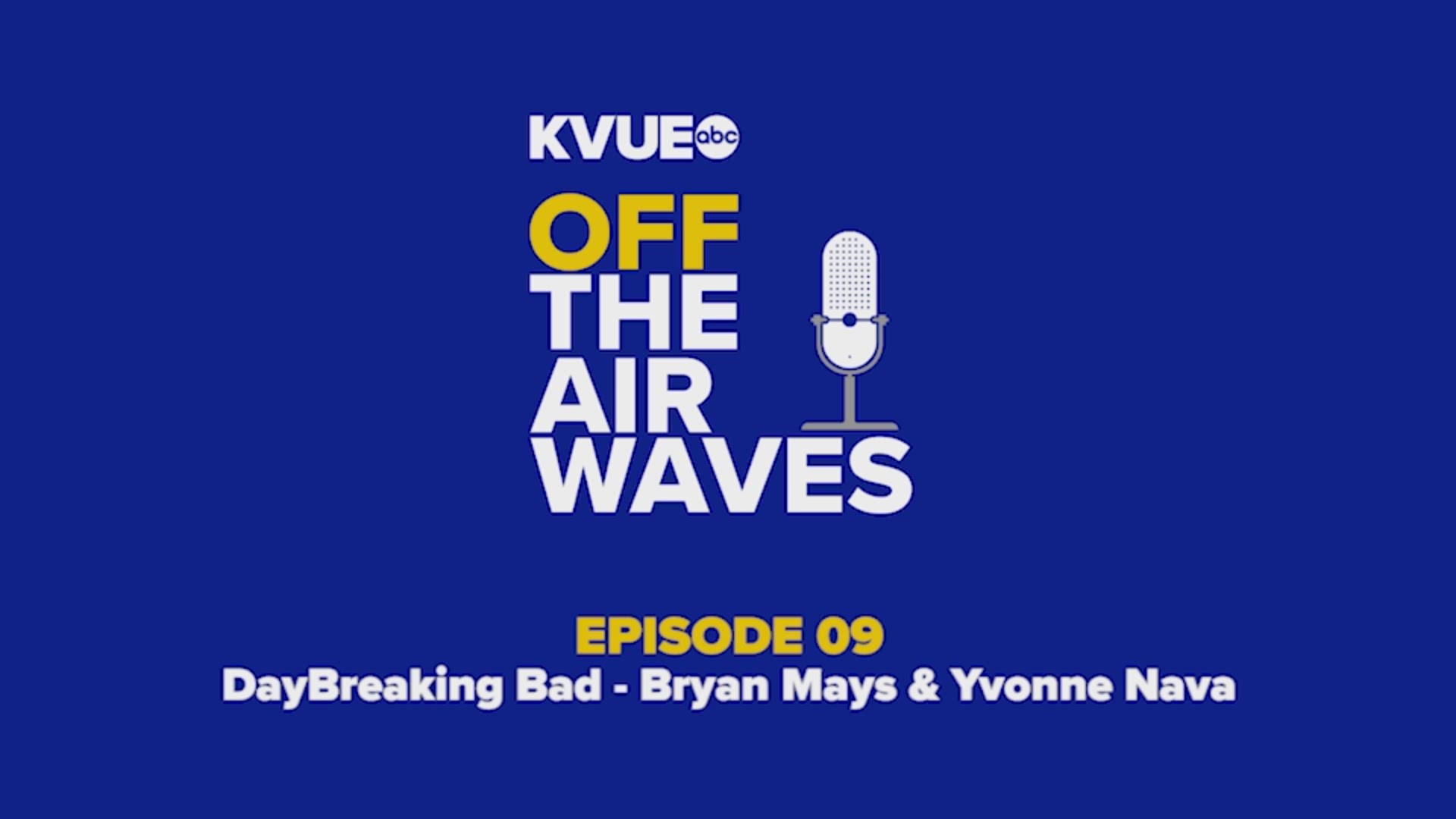 What is on-air chemistry? What does it look like on and off the TV screen for co-anchors to truly enjoy being around each other? In the newest episode of KVUE off the Airwaves, KVUE Daybreak's very own Bryan Mays and Yvonne Nava stopped by to talk about w