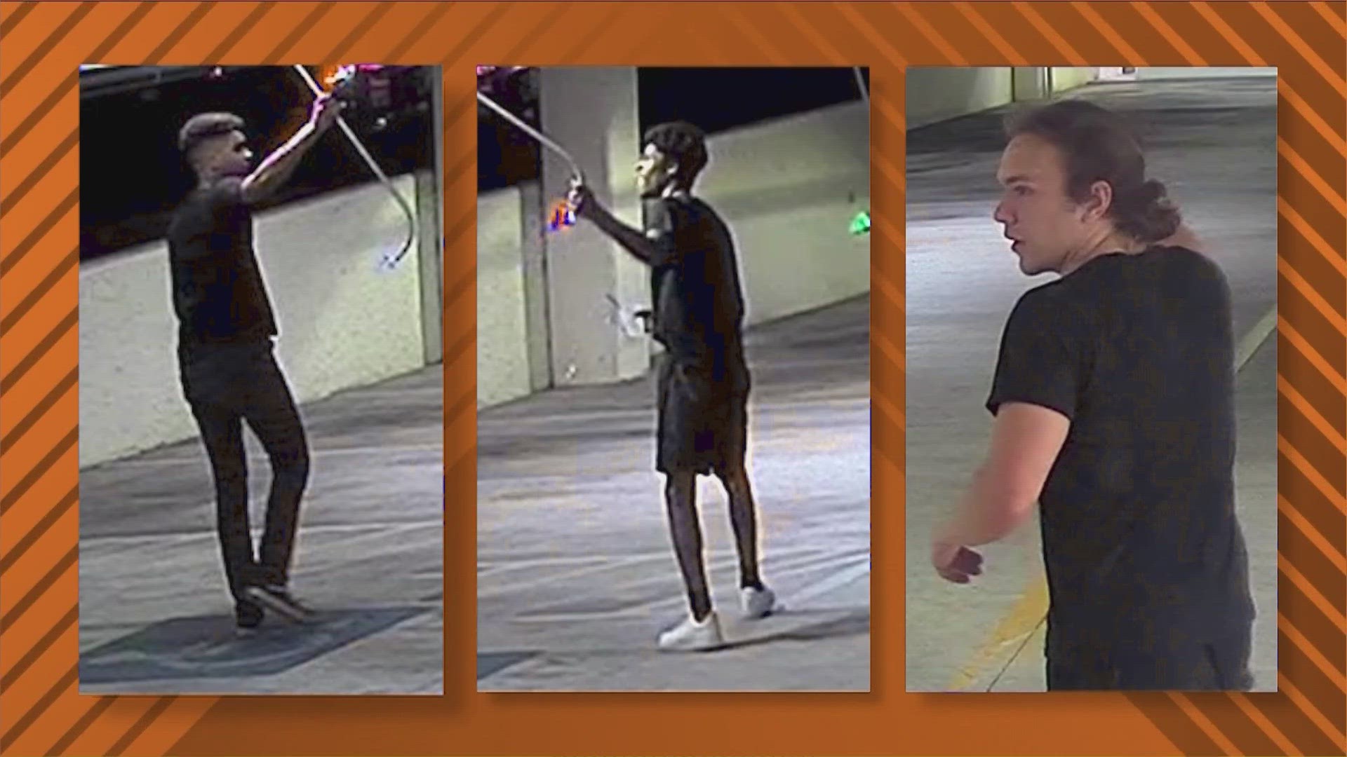 Round Rock police need help identifying several men suspected of damaging property.