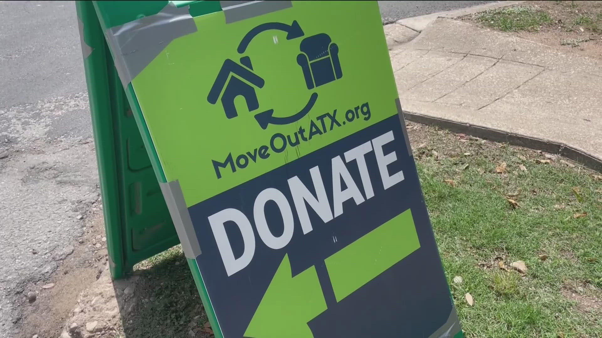 KVUE's Matt Fernandez shows how the University of Texas at Austin and Austin Resource Recovery are teaming up to collect furniture and other items for those in need.