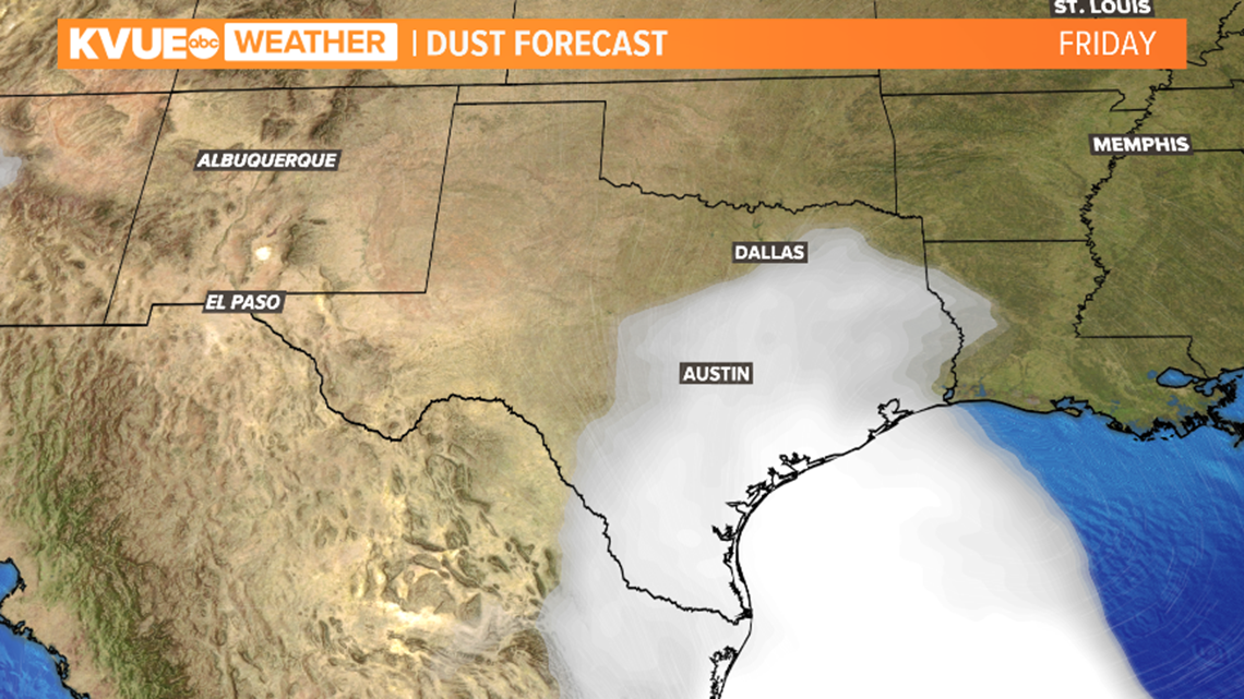 Saharan dust expected to return to Central Texas