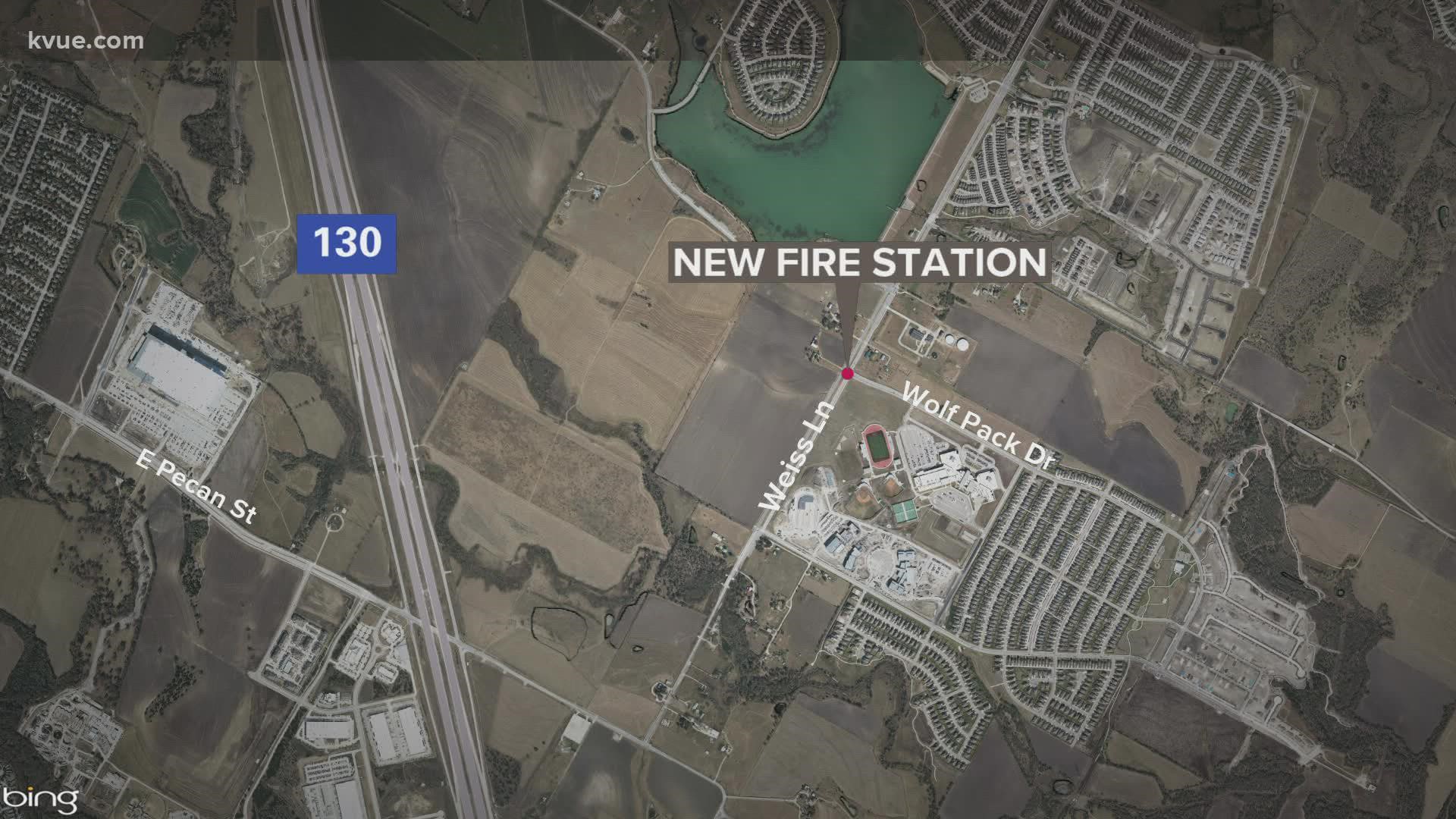 Pflugerville will soon get another fire station. Construction is set to begin by the end of the year for the station on Weiss Lane near Lake Pflugerville.
