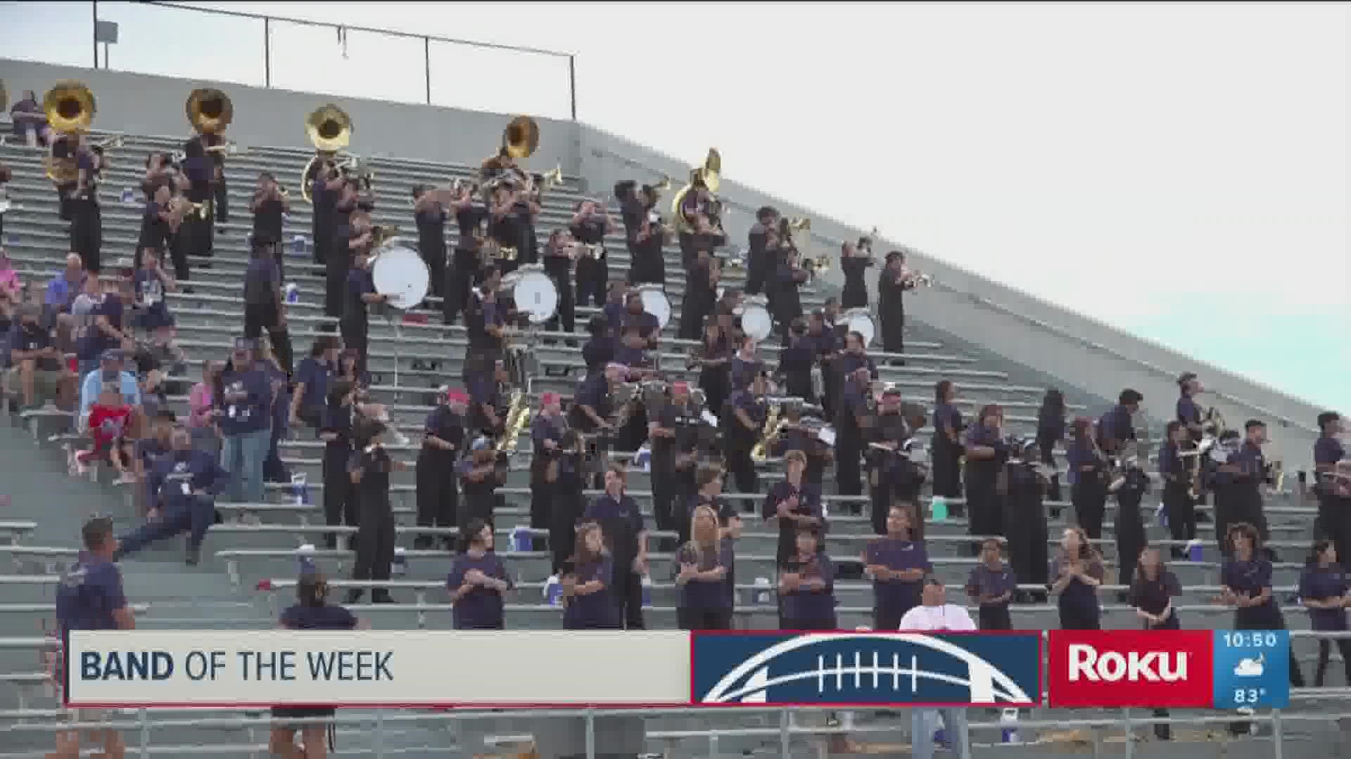 Every week during football season, we give a shoutout to a band. This week it was the band from Akins!