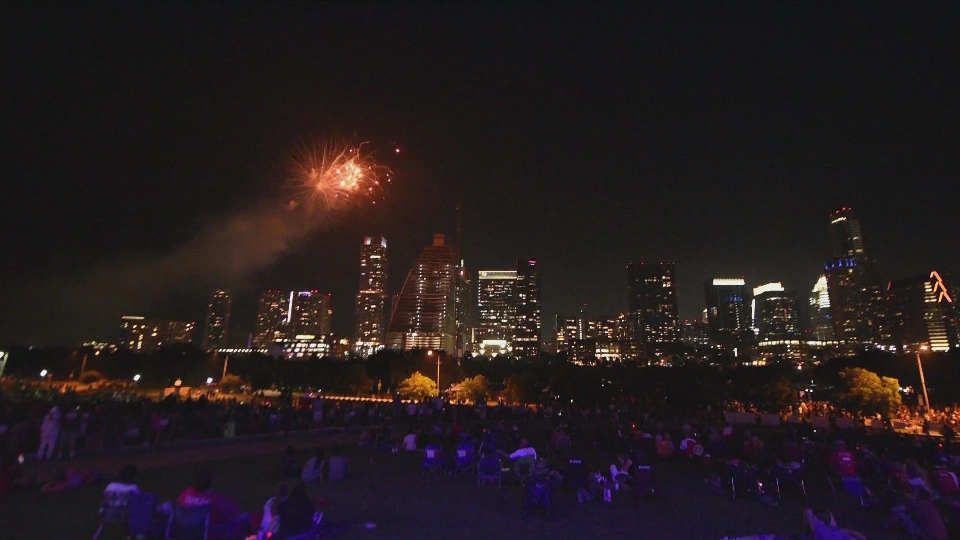 The H-E-B Austin Symphony Concert and Fireworks will return Monday at Auditorium Shores and the Long Center.
