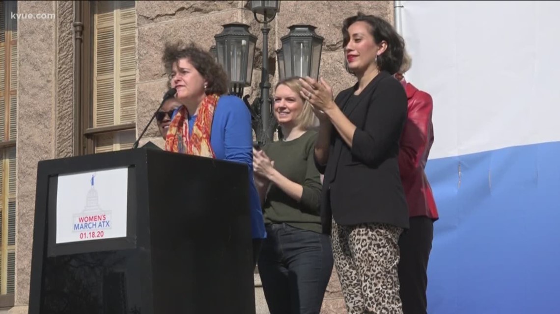 Thousands Rally At Texas State Capitol For Women S March Atx Kvue Com