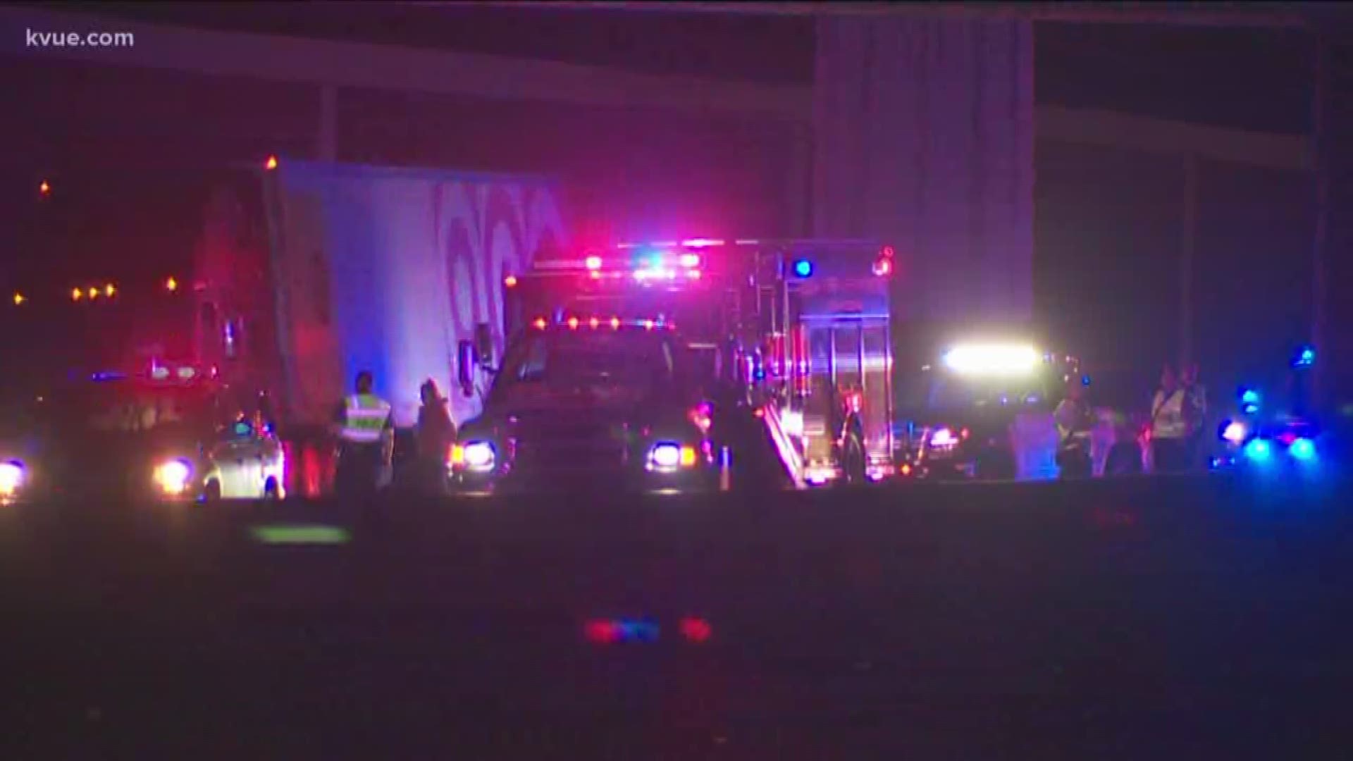 A motorcyclist has died after colliding with an 18-wheeler in Kyle Sunday night.