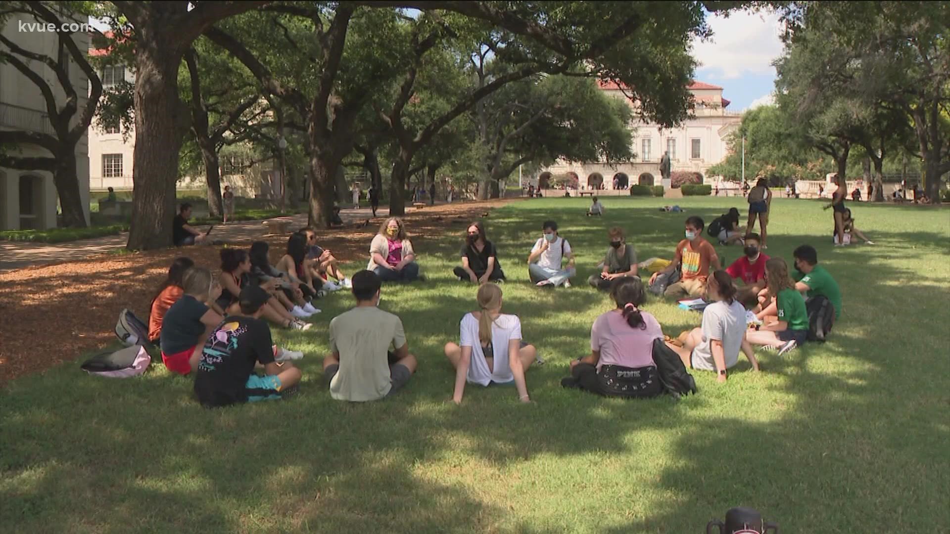 UT Austin's first day of classes was Wednesday, Aug. 25. The consortium projects that over 100 students could become infected with the virus within the first week.