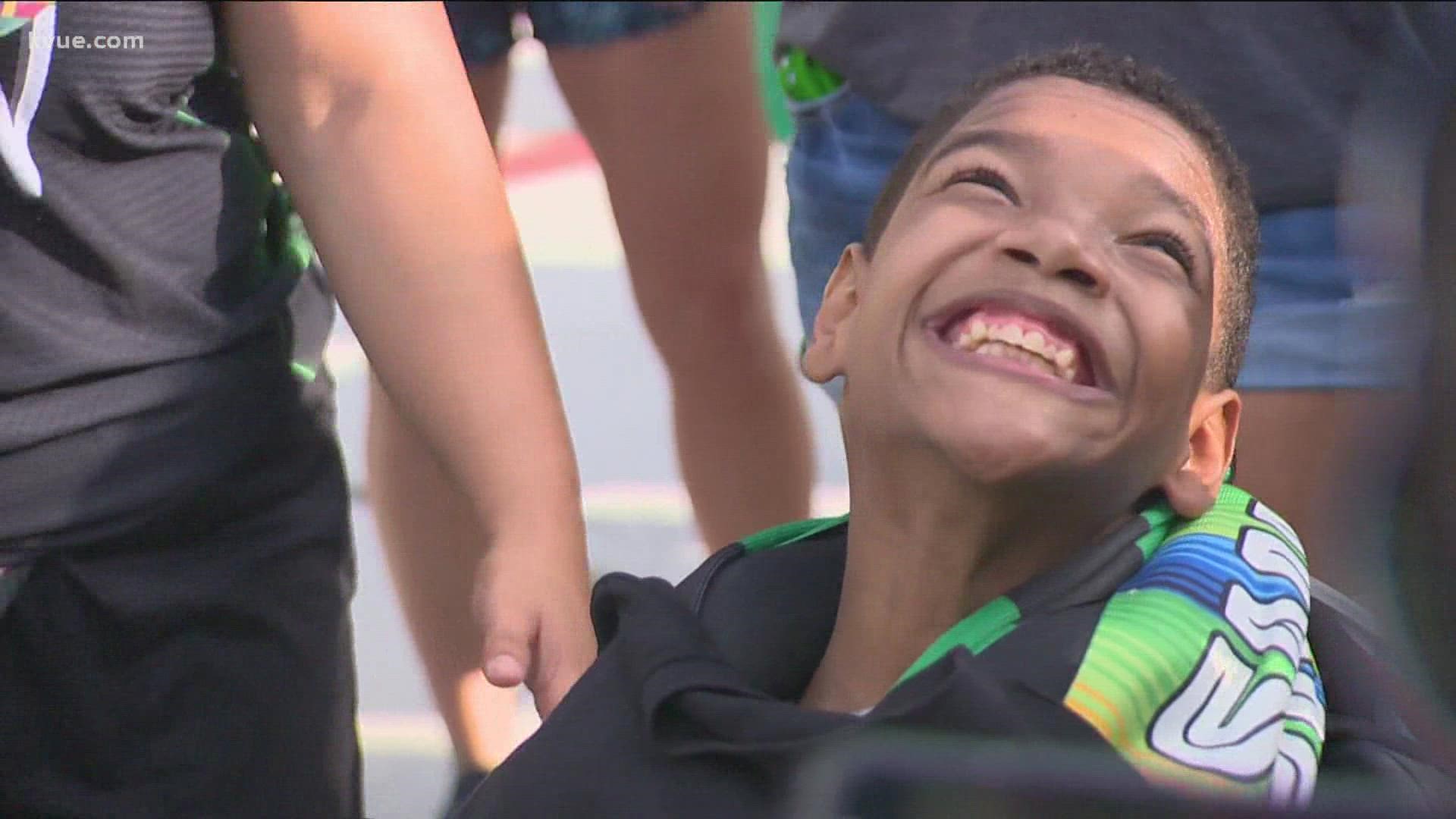 This is the story of how kindness continues to impact one passionate Austin FC fan. Isaac Jacobs is a huge sports fan, but soccer is No. 1.