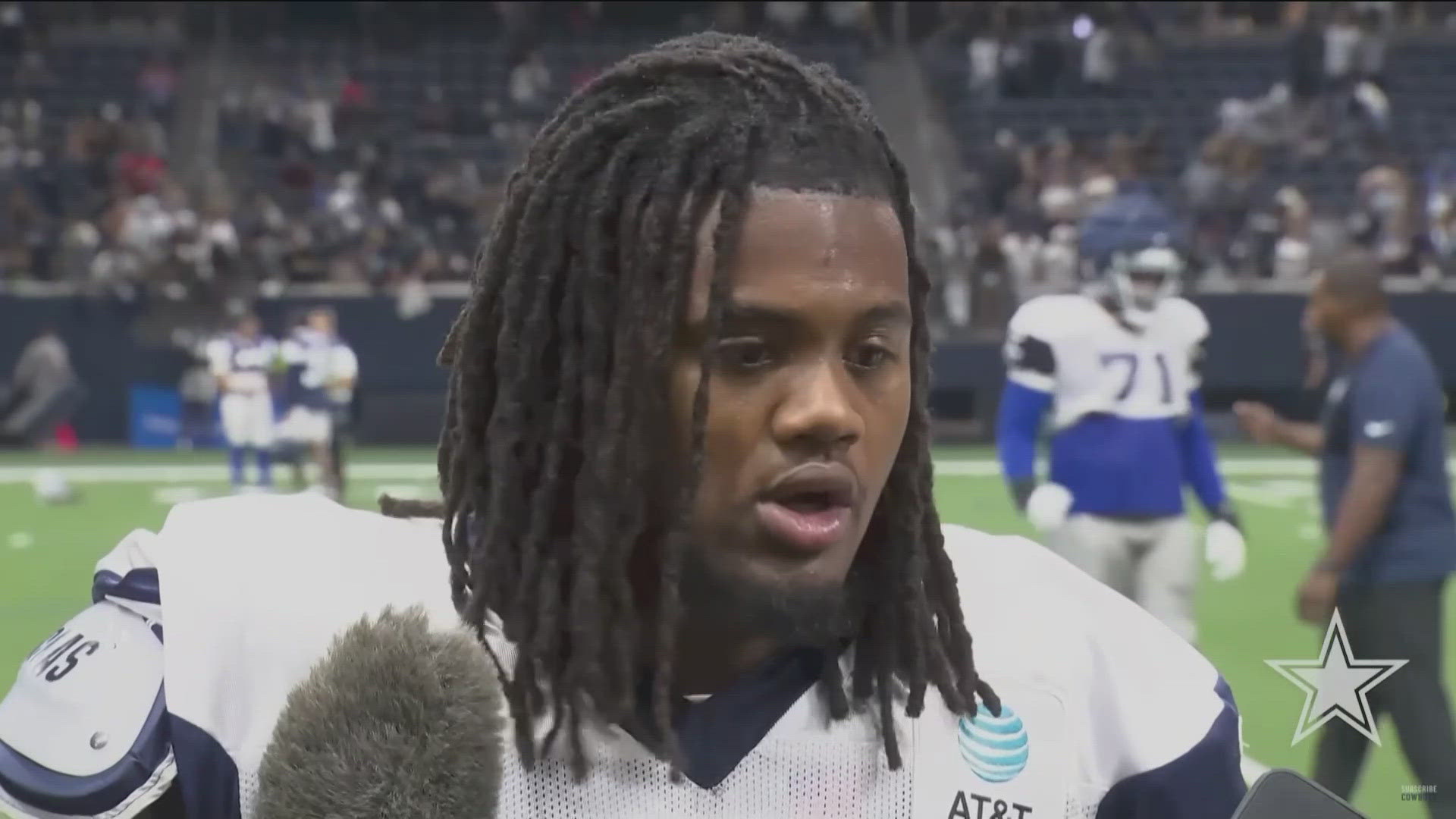 Texas Ex Jaydon Blue was well on his way to the top of the depth chart when an injury sidelined the rookie running back two weeks ago.