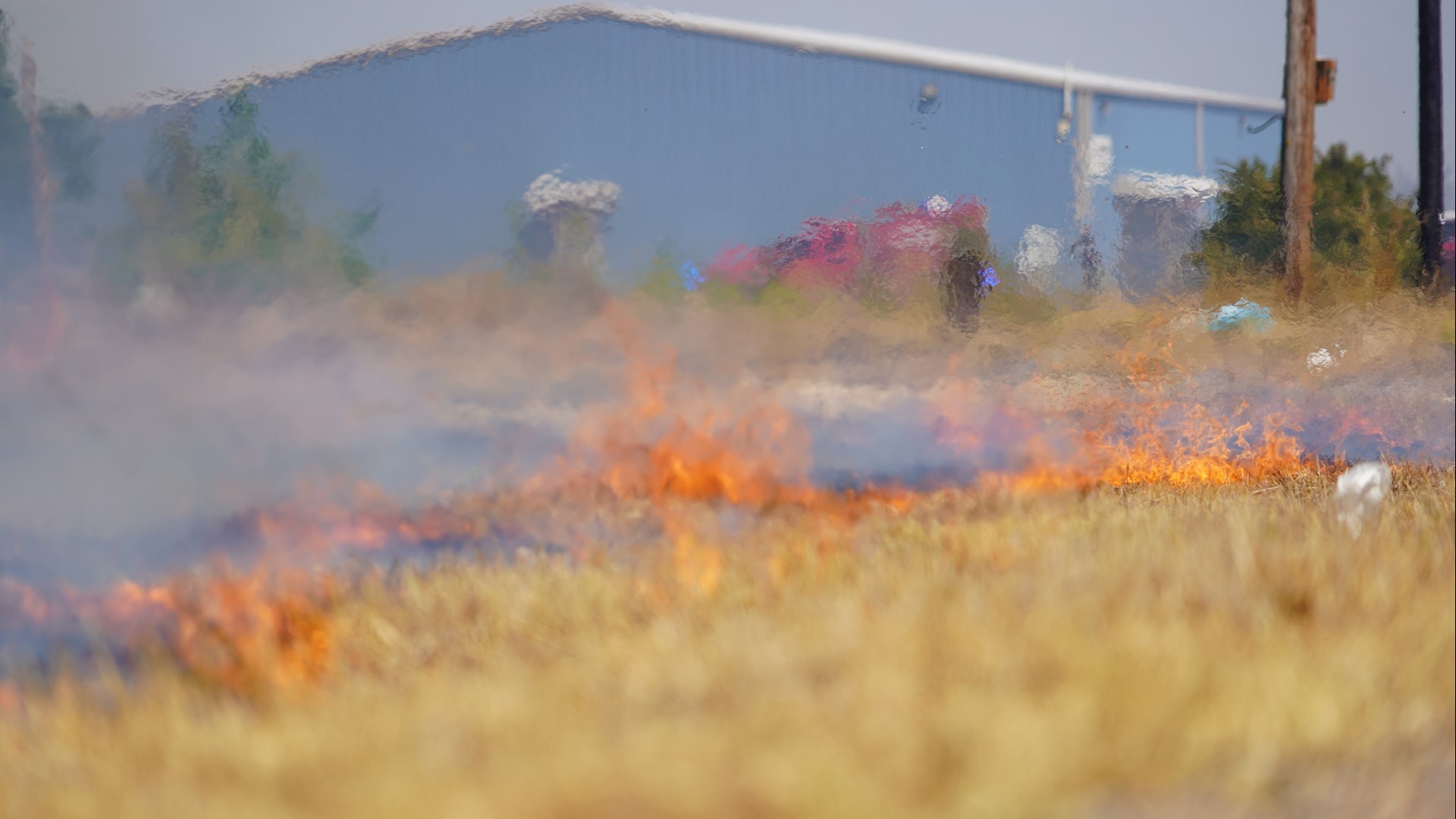 A wildfire is forcing some residents to evacuate near Bastrop. Firefighters are calling it the "Powder Keg Pine Fire."