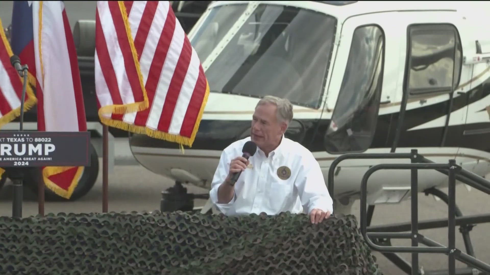 Gov. Greg Abbott has officially endorsed former President Donald Trump.