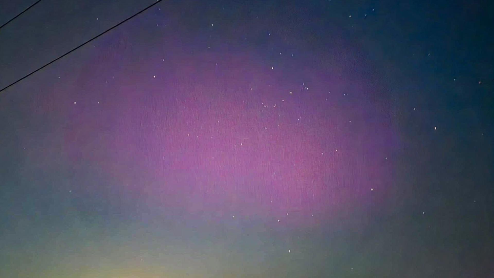 Look low on the northern horizon using long exposure mode on your camera!