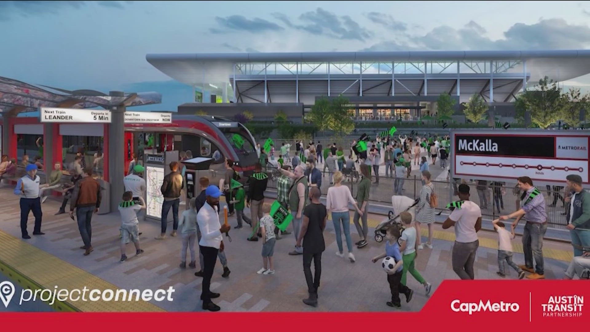 The station's opening will coincide with Austin FC's first home match of the 2024 season.