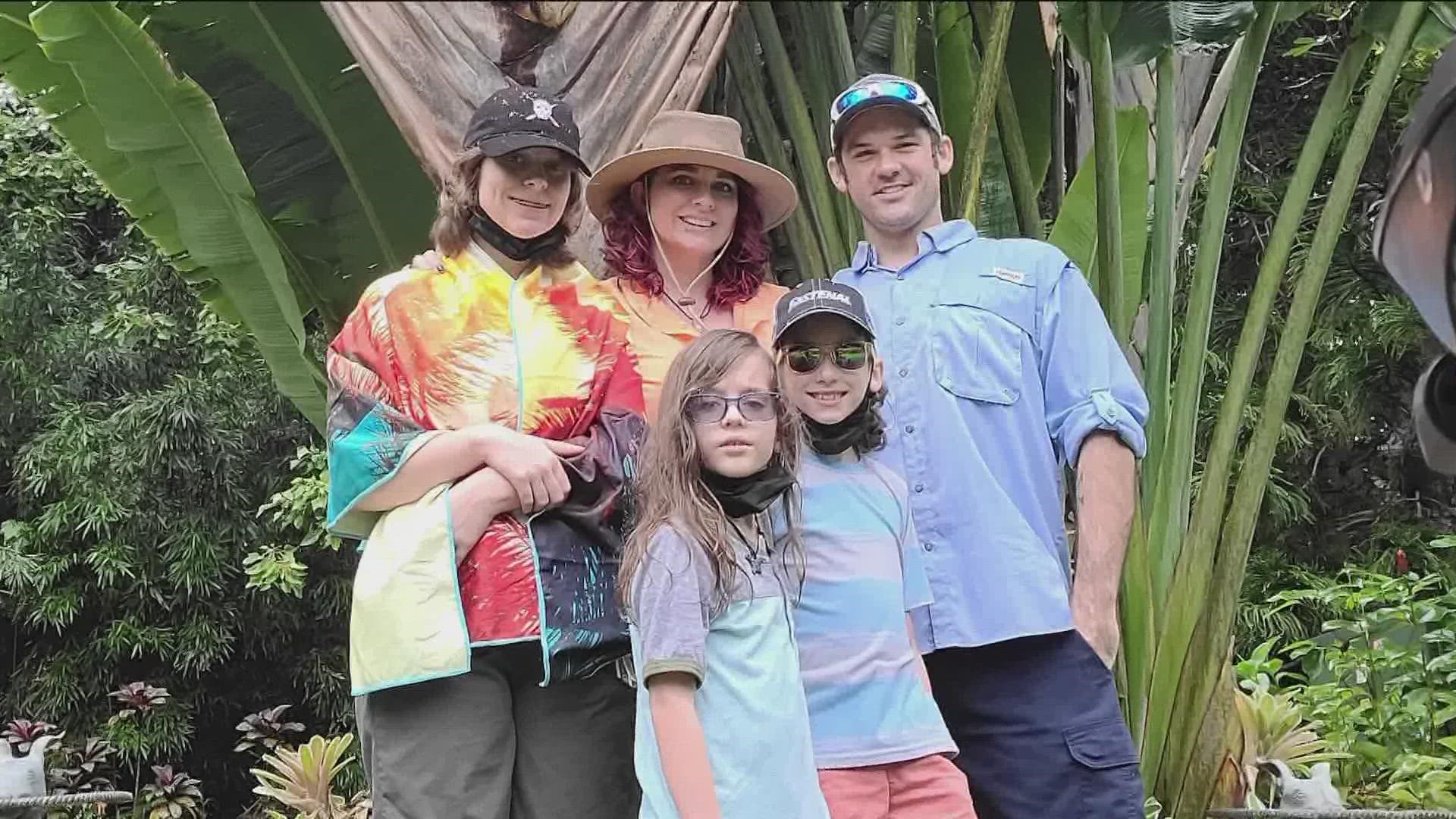 Sarah Wheeler discovered she had a progressive neurodegenerative disease on Mother's Day 2021. The 35-year-old retired to travel and spend time with family.