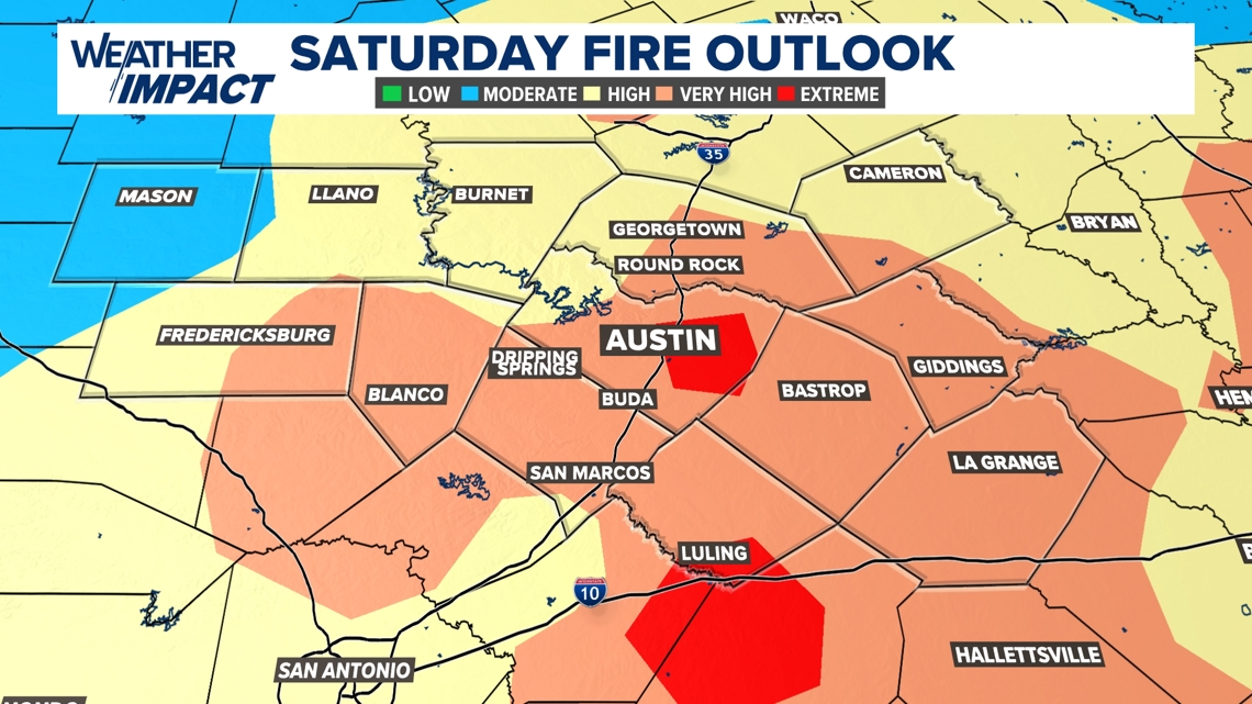Weather Impact Alert: Red Flag Warning in effect Saturday for Central ...