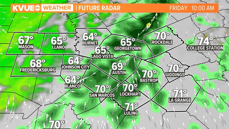 Storms push in late Thursday night: Current timing and impacts
