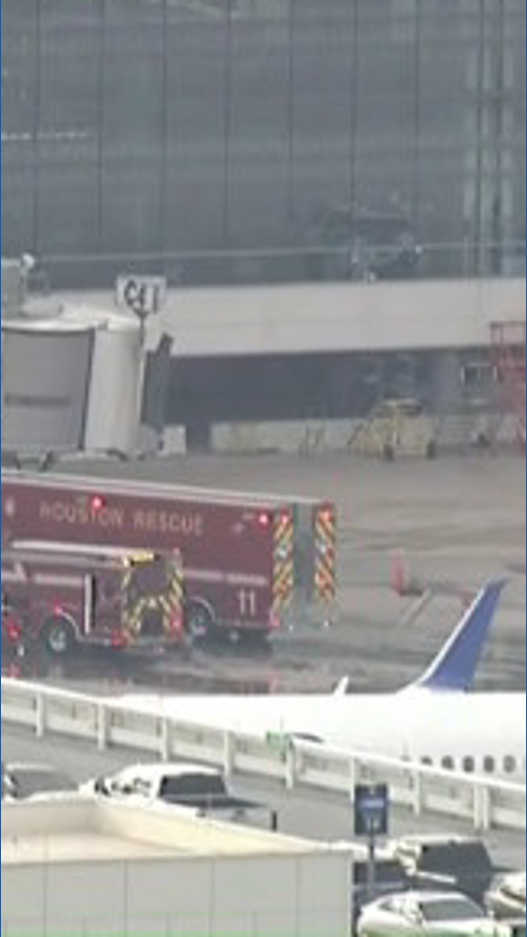 High Point University Inside Fire breaks out Tuesday at restaurant inside Houston's George Bush ...