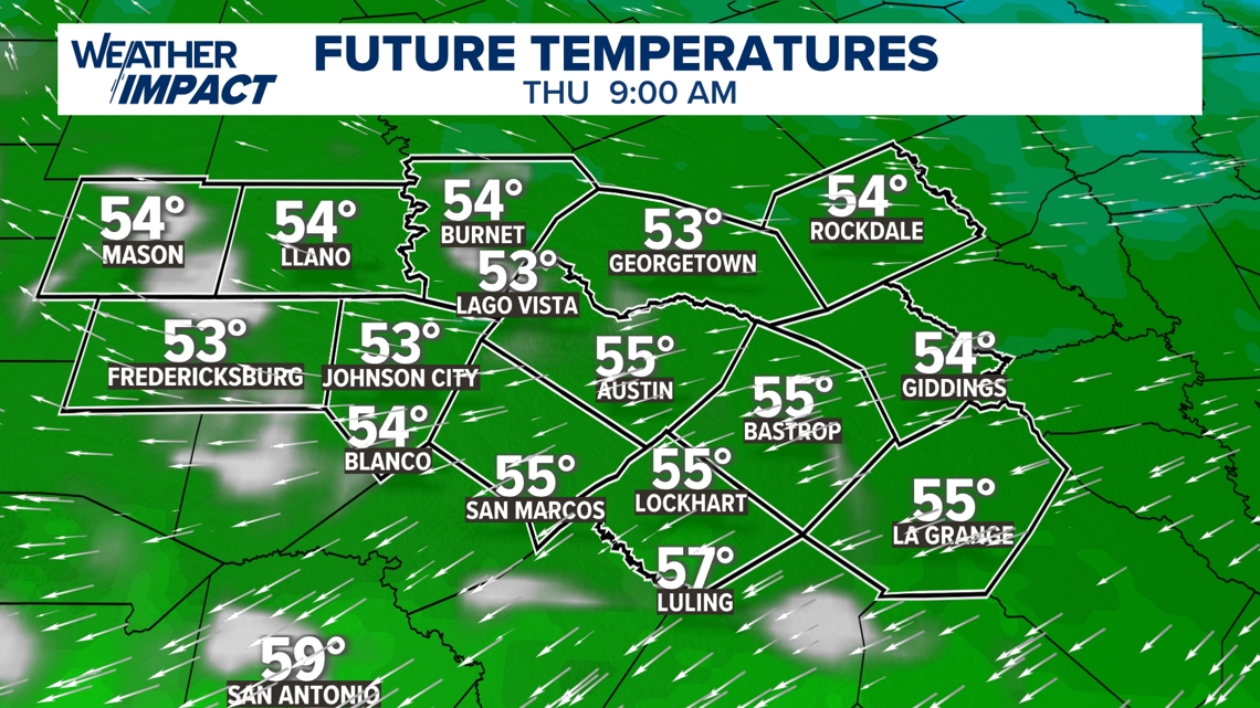 Central Texas sees strong cold front Tuesday night | kvue.com