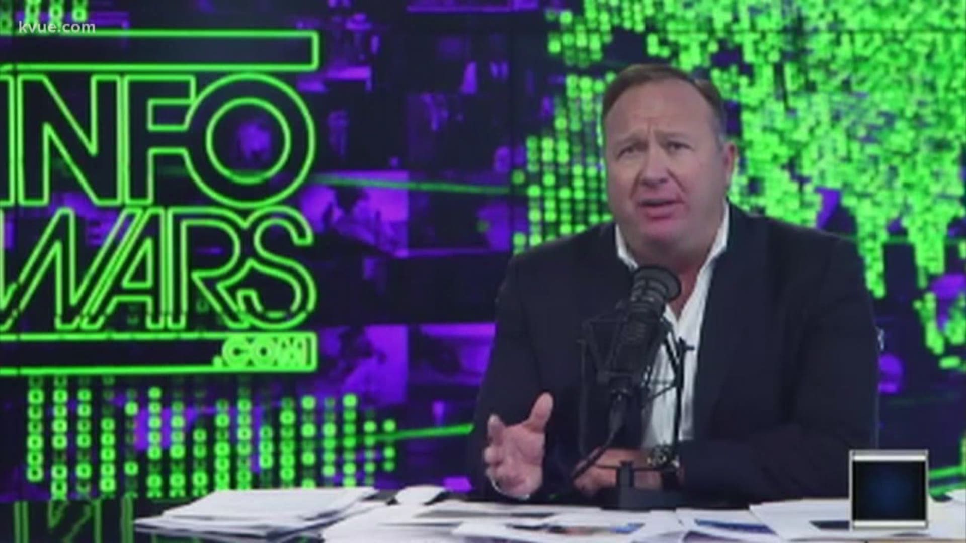 Alex Jones acknowledges Sandy Hook massacre