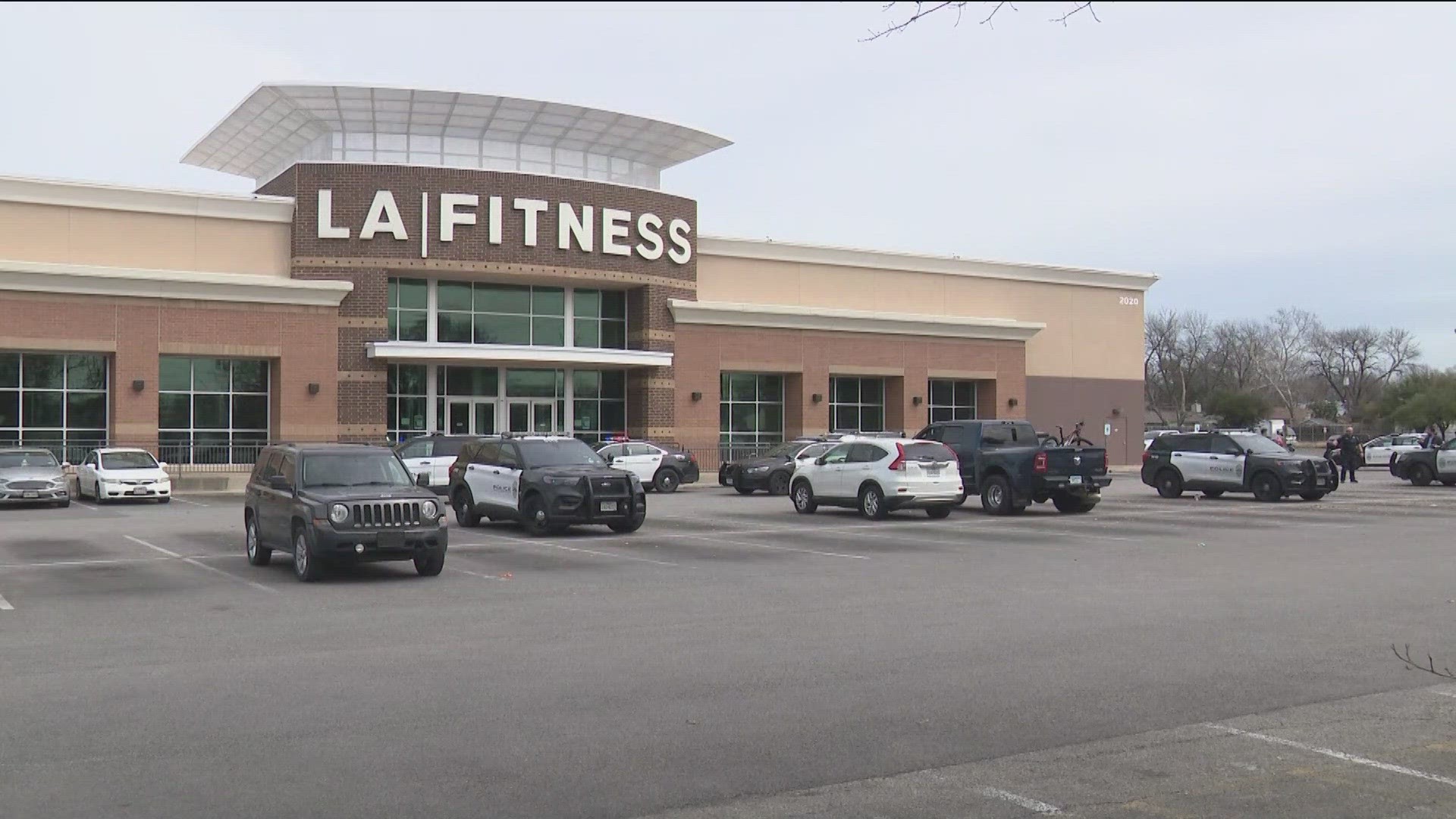 Austin police said the suspect stabbing someone inside the LA Fitness near Anderson Lane and Burnet Road Friday morning.