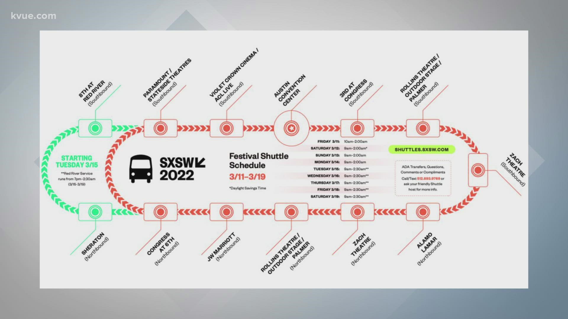 SXSW 2022 is upon us – and that means a lot of traffic. KVUE's Hannah Rucker is keeping an eye on road closures for the festival.