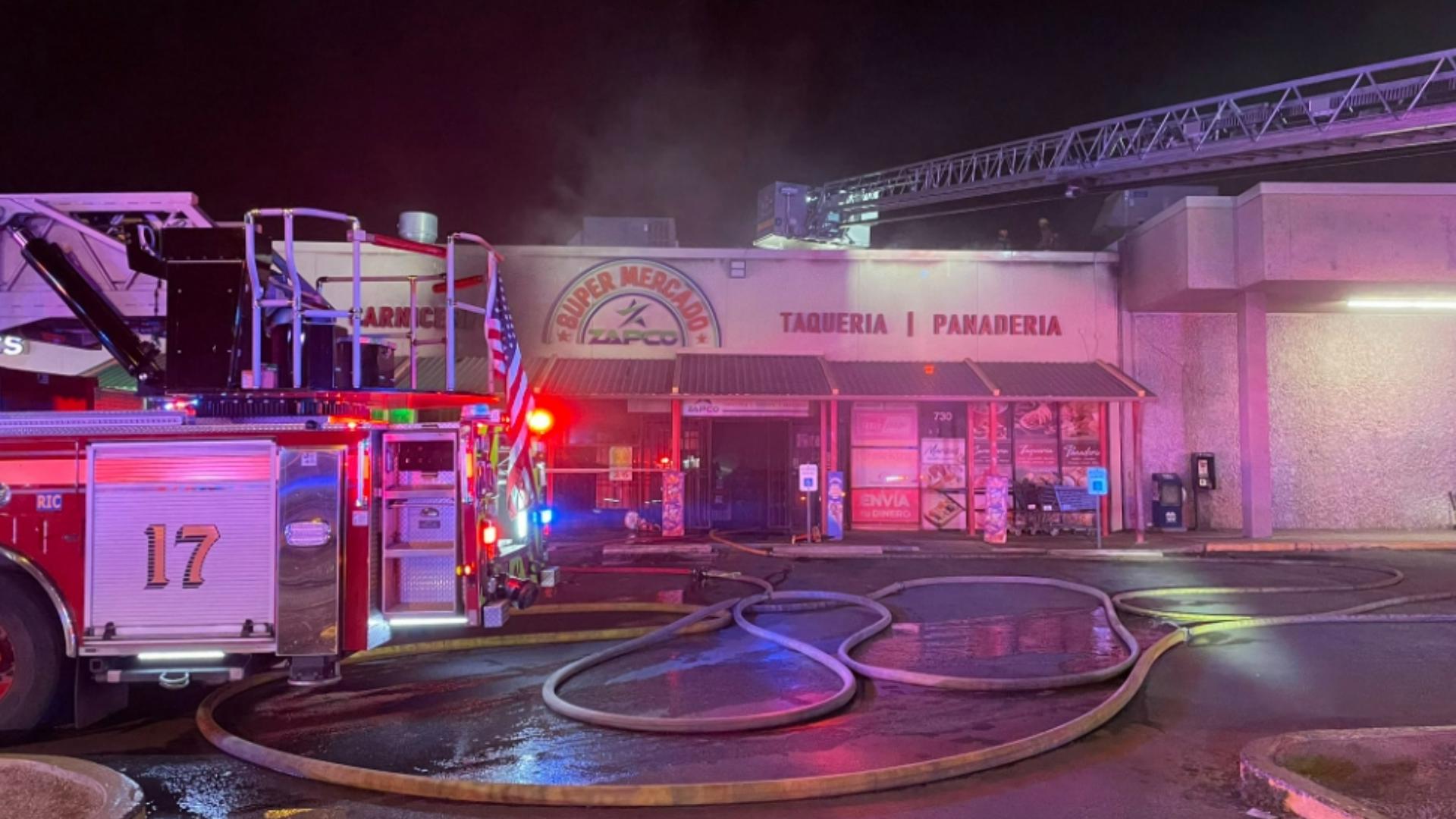 Firefighters are looking into what caused a fire at Zapco Meat Market on West Stassney Lane.