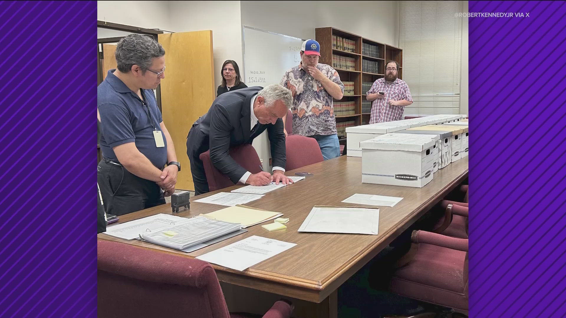 Independent presidential candidate Robert F. Kennedy Jr. says he has enough signatures to be on the November ballot in Texas.