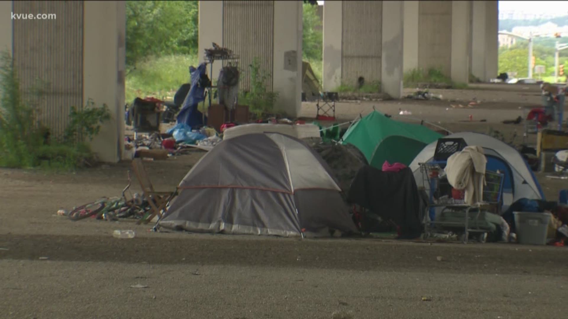 There are new complaints about the homeless population in South Austin. Molly Oak talked to a neighbor who said someone needs to step up to help.