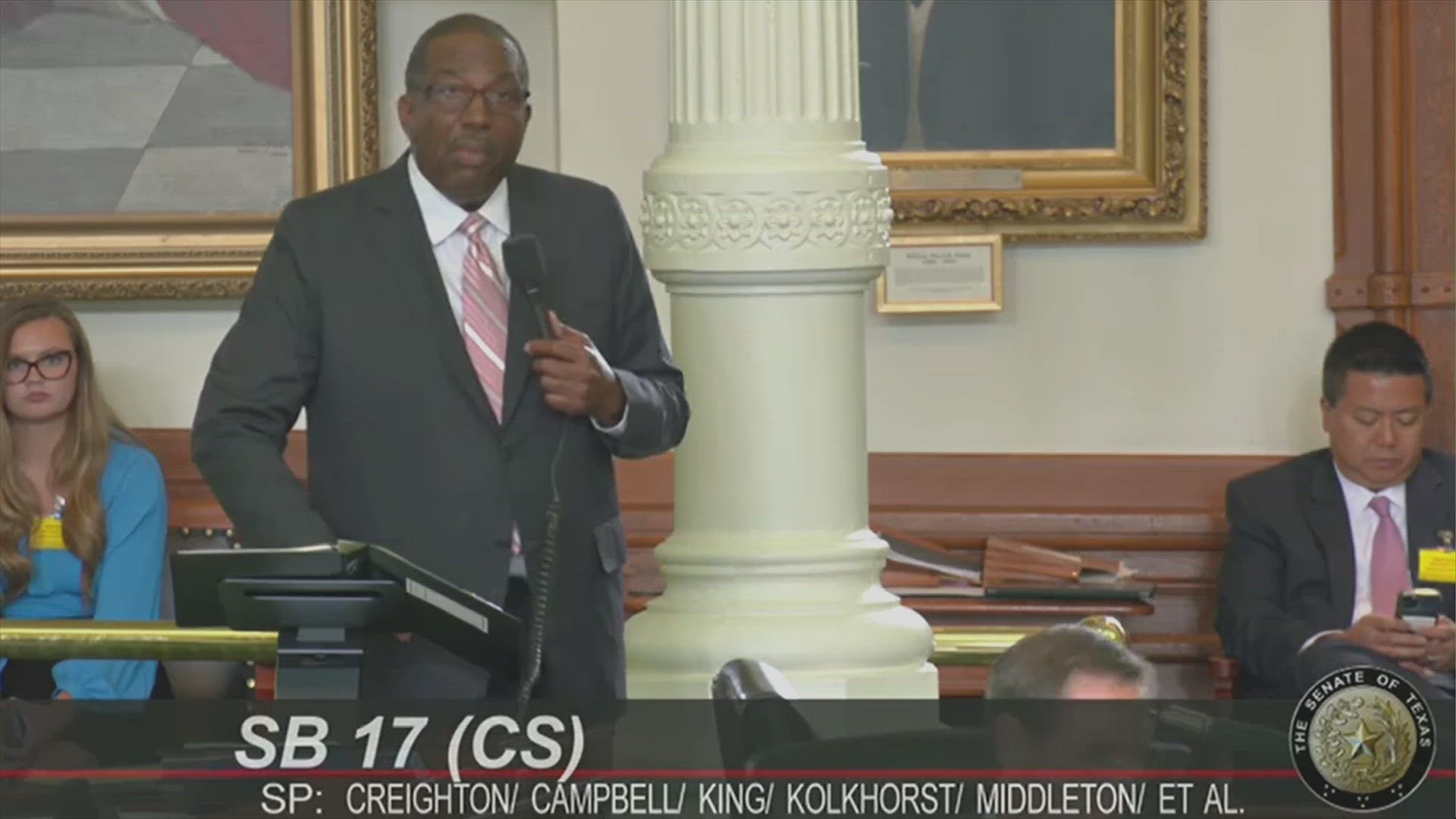 Senators are debating SB 17, which would ban Texas universities from having diversity, equity and inclusion offices.