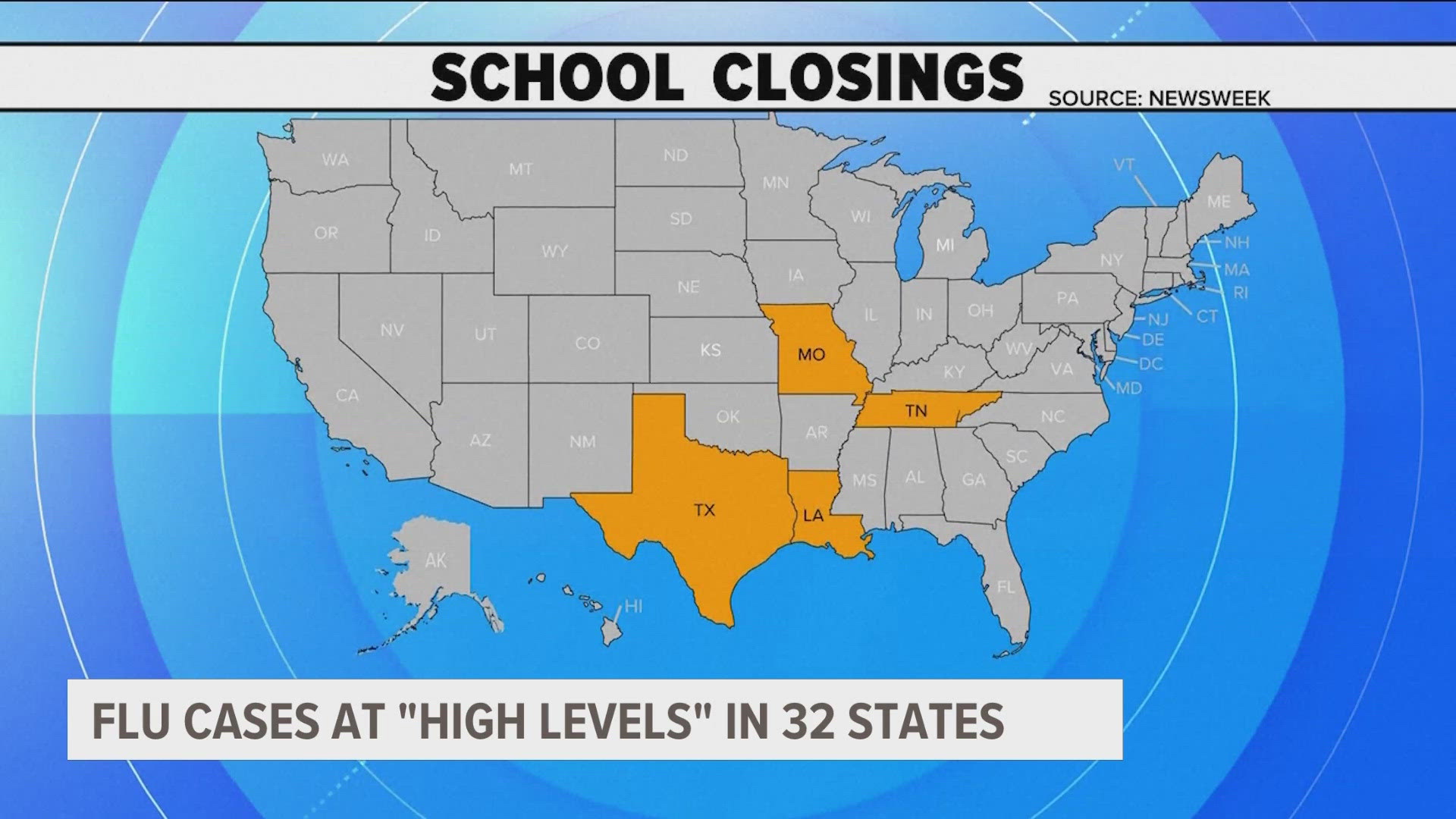 Flu cases at 'high levels' in 32 US states | kvue.com