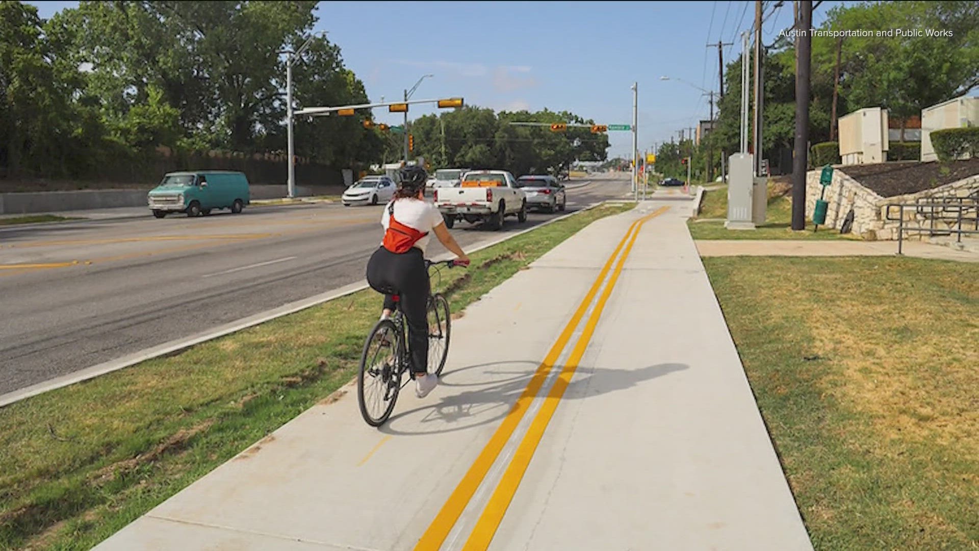 After seven months of construction, the intersection safety project at South Congress Avenue and Ramble Lane is finally finished.