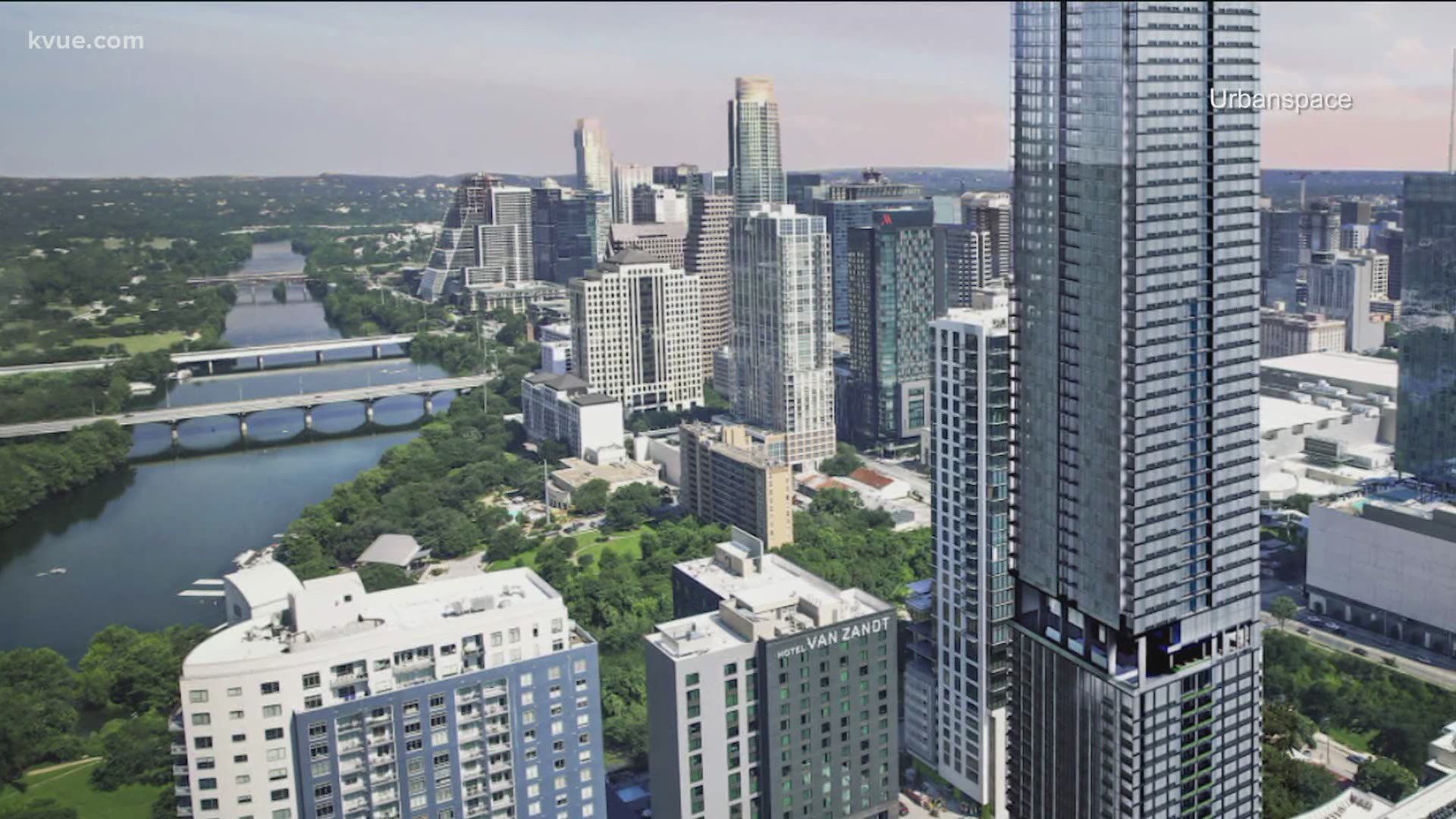 The Modern Austin is a 55-story building that will be on Rainey Street.