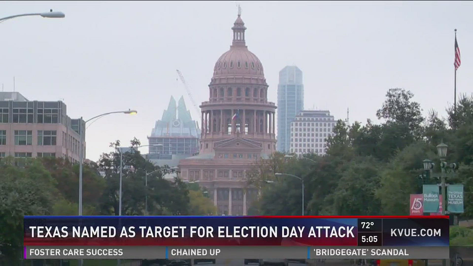 Texas named as target for Election Day attack