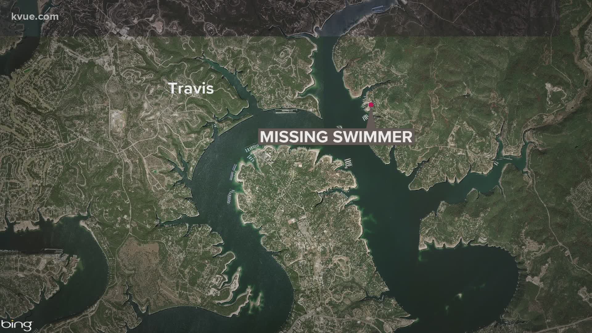 The search for a missing swimmer in Lake Travis has turned into a recovery mission.