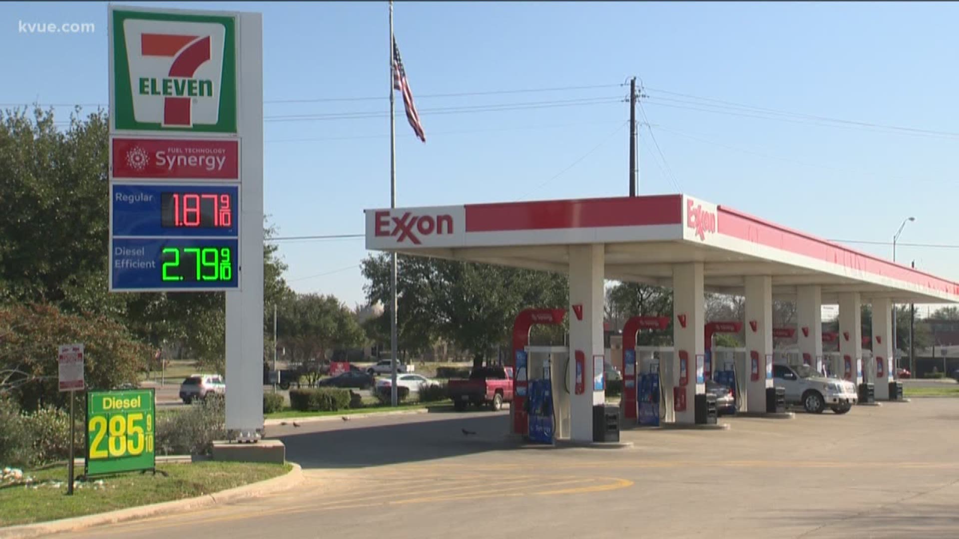 A man is in custody after a reported robbery Sunday morning at an Austin 7-Eleven.