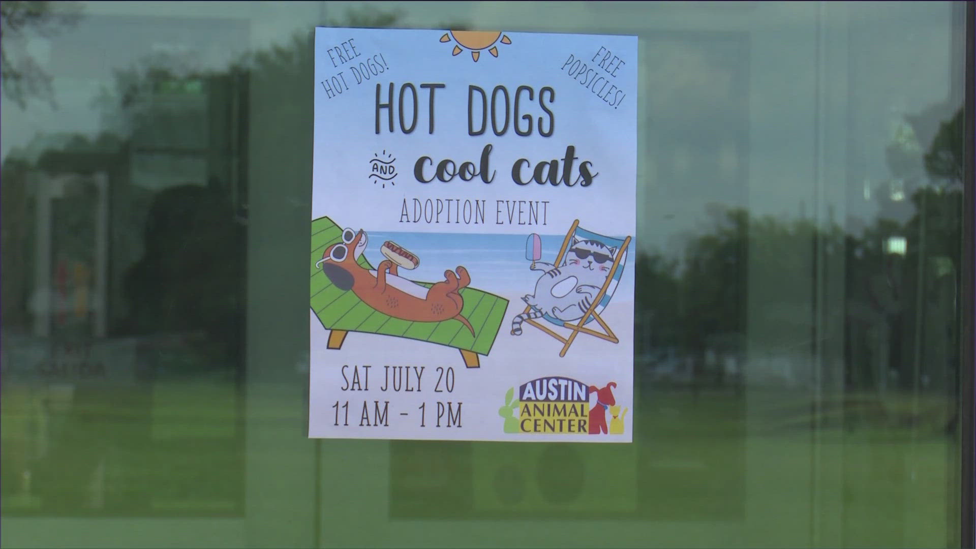 The city-run shelter waived adoption fees during Saturday’s event, which featured free hot dogs and ice pops.