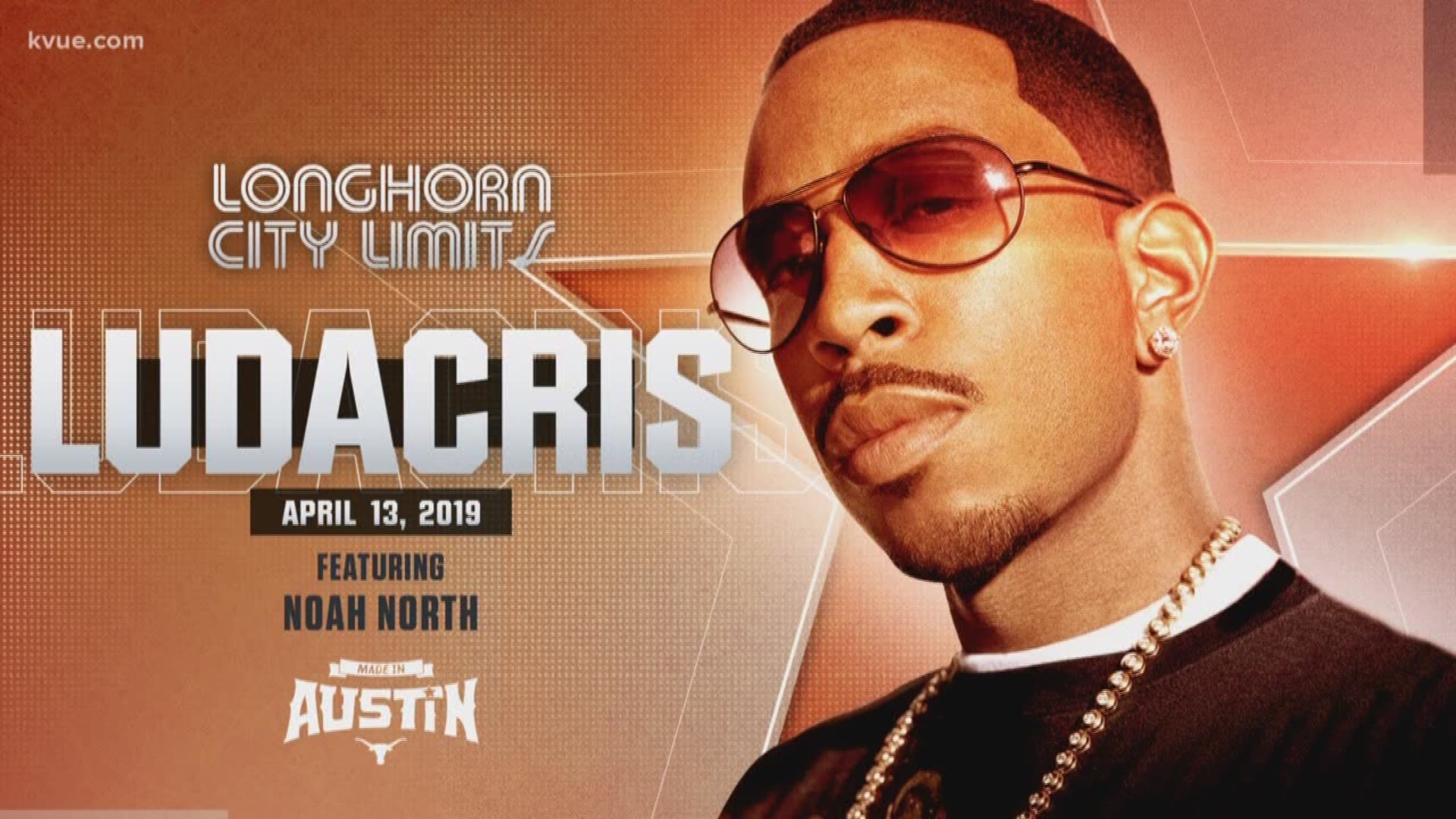 Texas Athletics announced that rapper/actor Ludacris will be the headlining act of 'Longhorn City Limits' on April 13.
