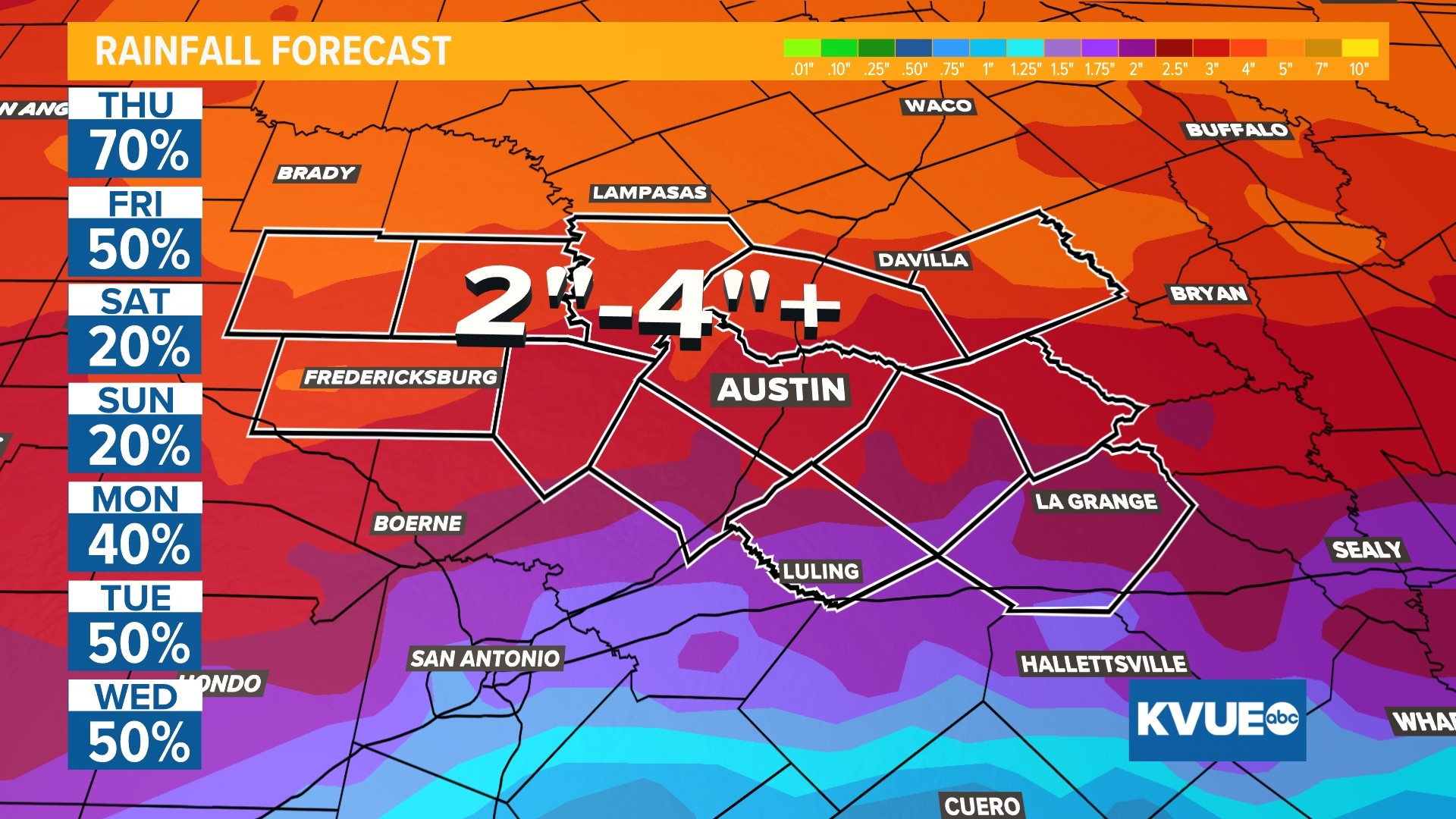 Widespread storms for Central Texas Thursday afternoon | kvue.com