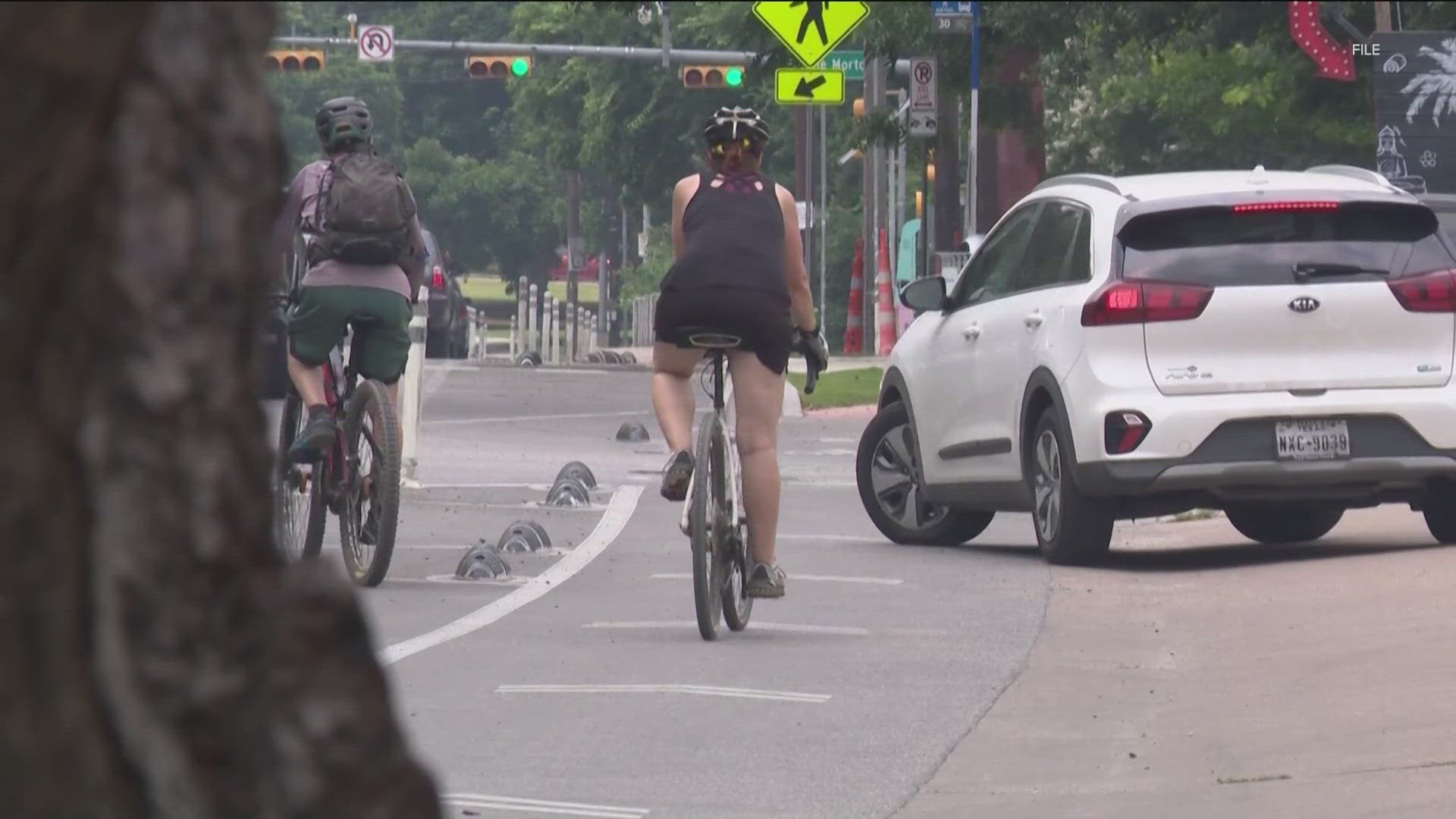 Some council members are concerned about drivers parking in bike lanes. 
