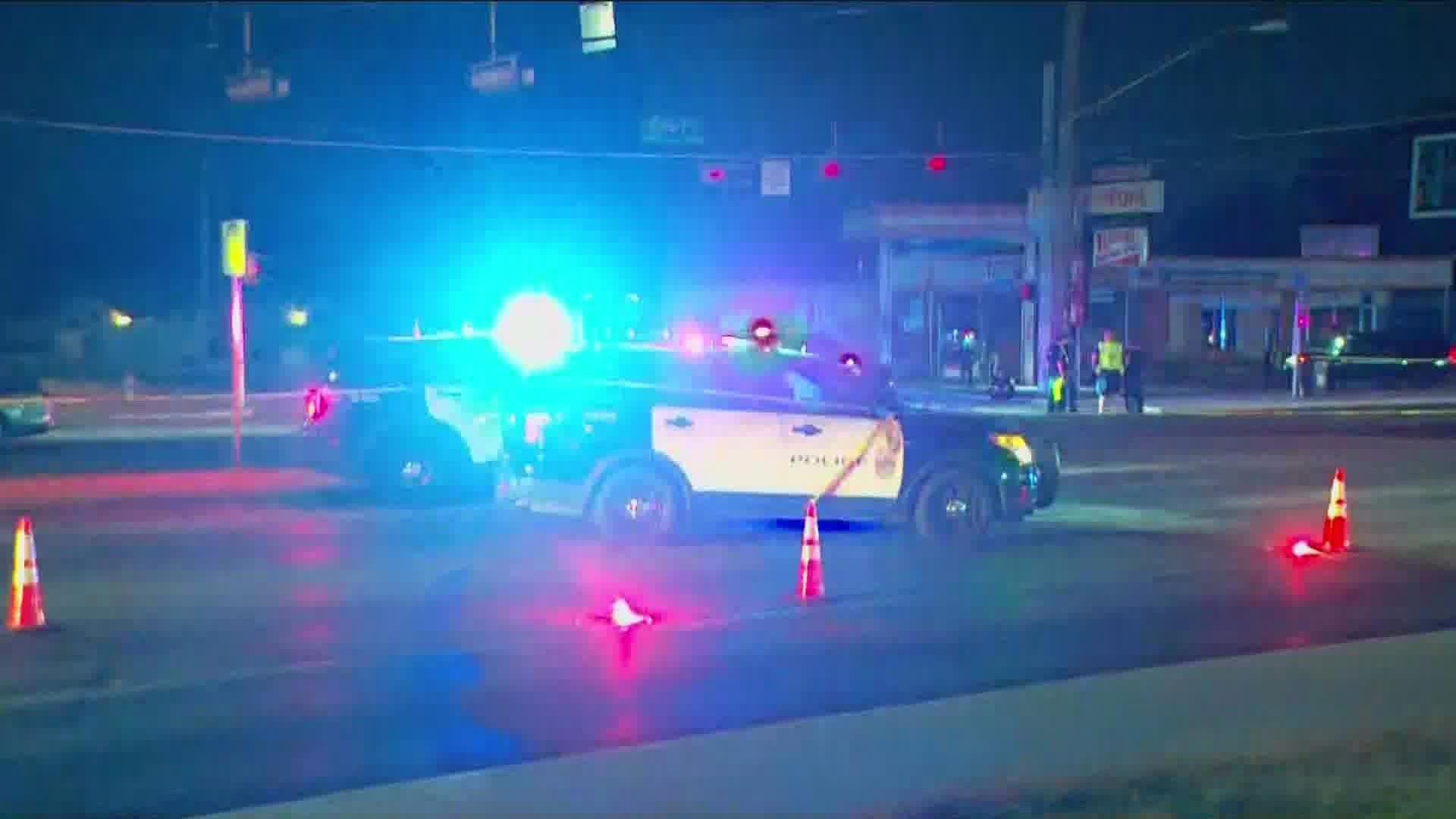 A man is dead after a driver hit him on North Lamar Boulevard.