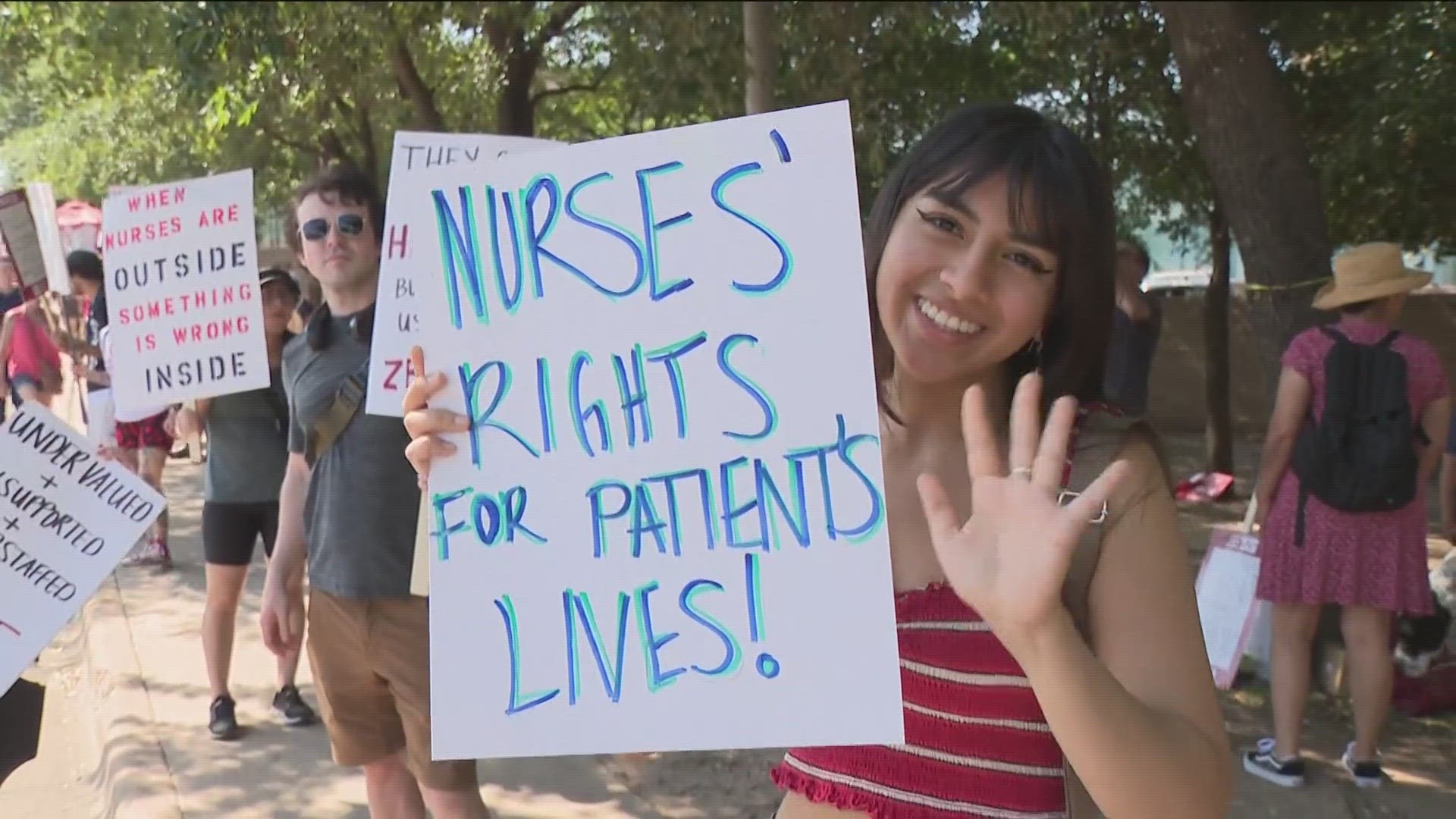 A one-day strike for nurses at Ascension Seton Medical Center is coming to an end. They walked off the job to protest what they call unsafe conditions.