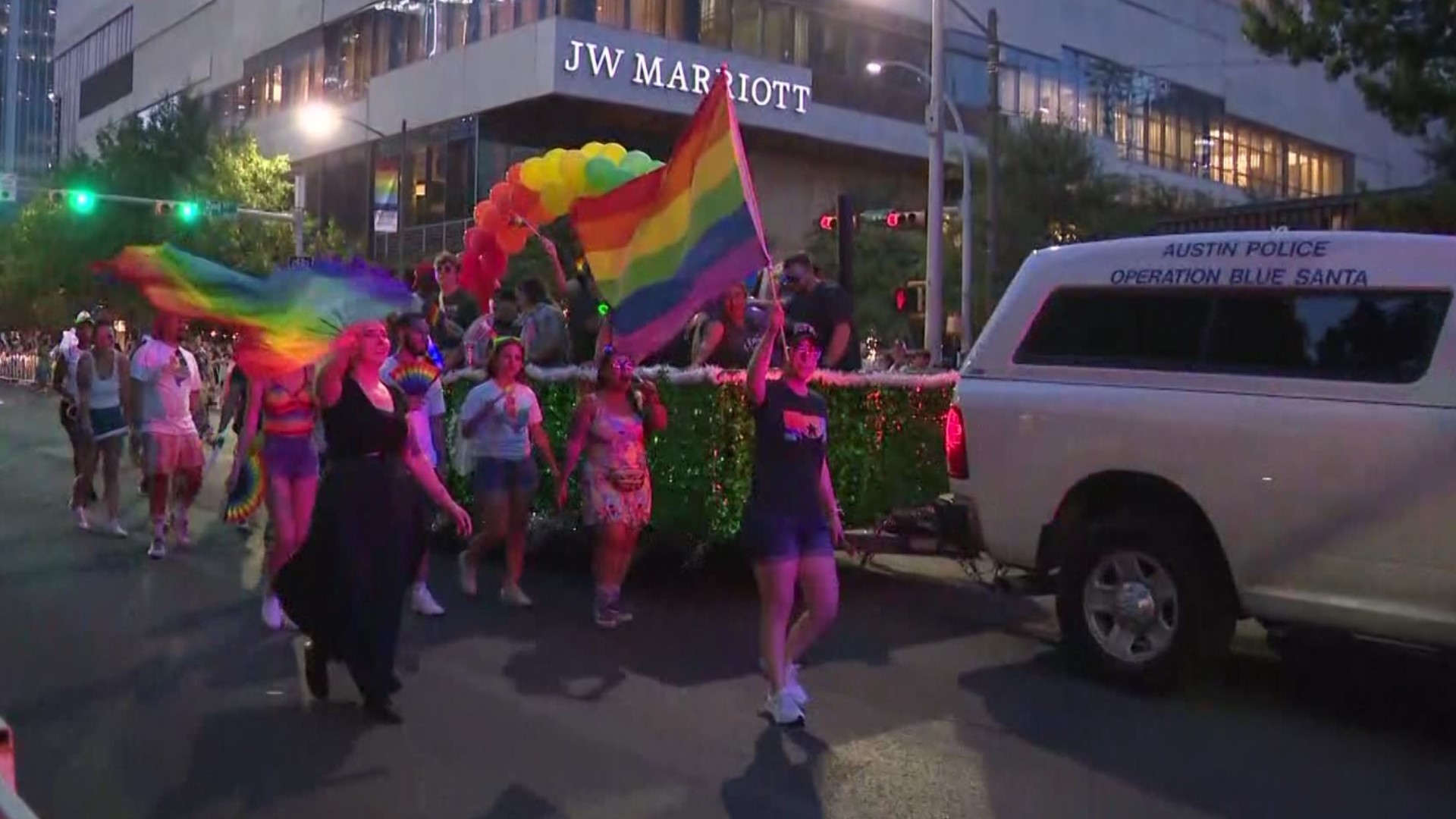 People flooded the streets of Downtown Austin for the 2023 Pride Parade, spreading the message, "There is no room for hate."