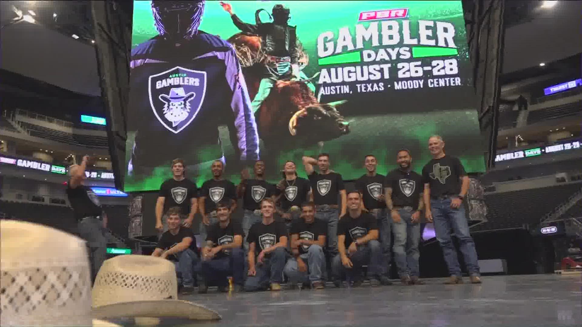 Bull riding fans are just days away from witnessing the Austin Gamblers' opening season.