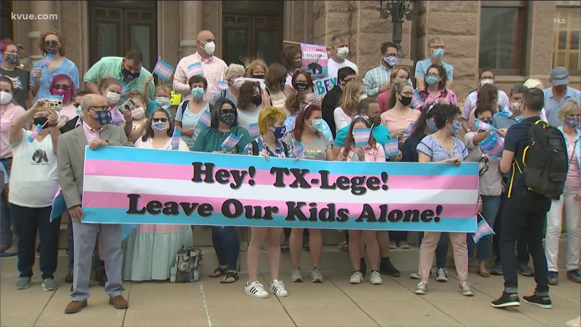 Gov. Greg Abbott has called sex modification "child abuse." Now, advocacy groups and schools are pushing back.