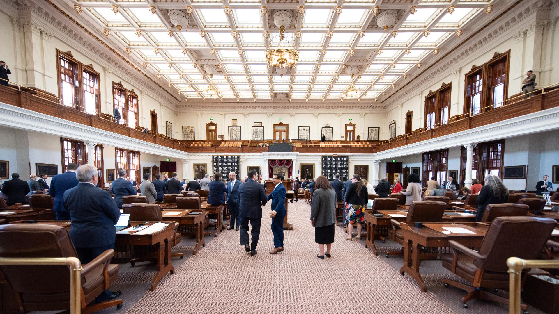The Texas House passed its first bills of the session on Tuesday, aiming to improve the state's wildfire response and prohibit taxes on financial trades.