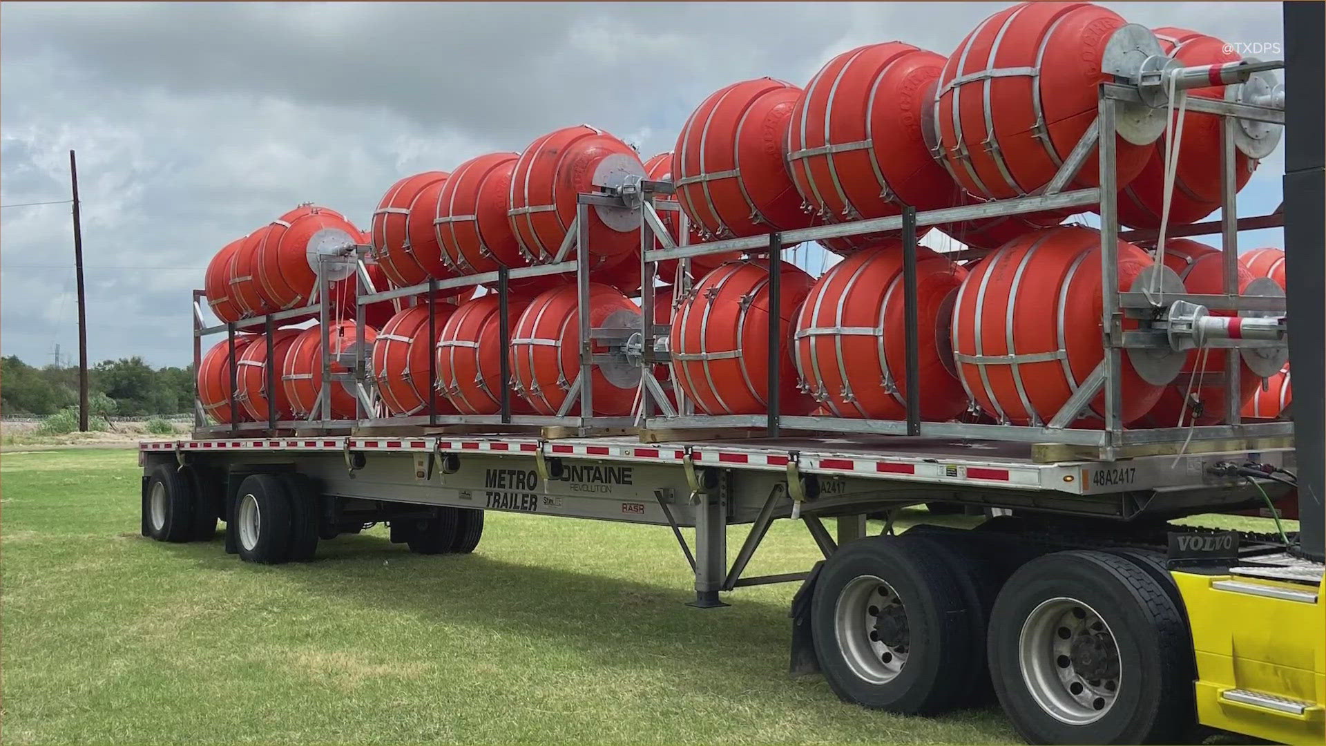 The buoys were installed last summer along the Texas-Mexico border as part of Operation Lone Star.