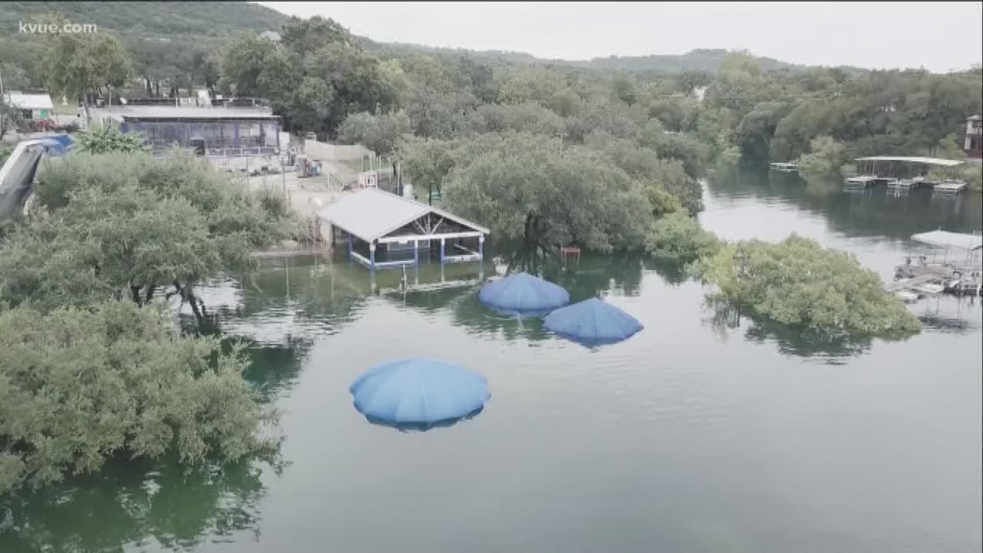 As heavy rains fell across Central Texas Monday and Tuesday, water levels quickly rose to cause devastation and destruction.

Towns along the Llano and Colorado rivers such as Llano, Kingsland and Marble Falls were hugely impacted, with hundreds of people