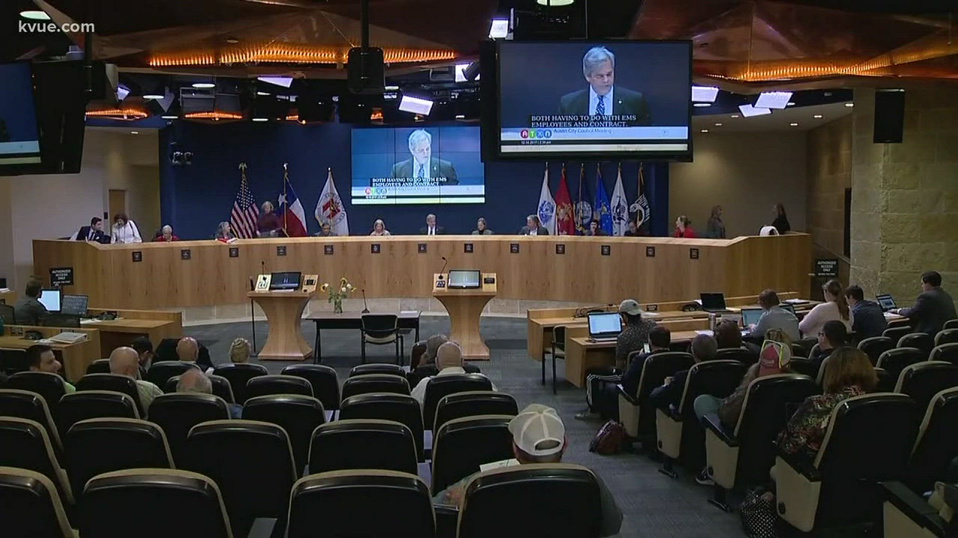 The Austin City Council is holding its last regular meeting of the year, and members are tackling an agenda with more than 100 items.
