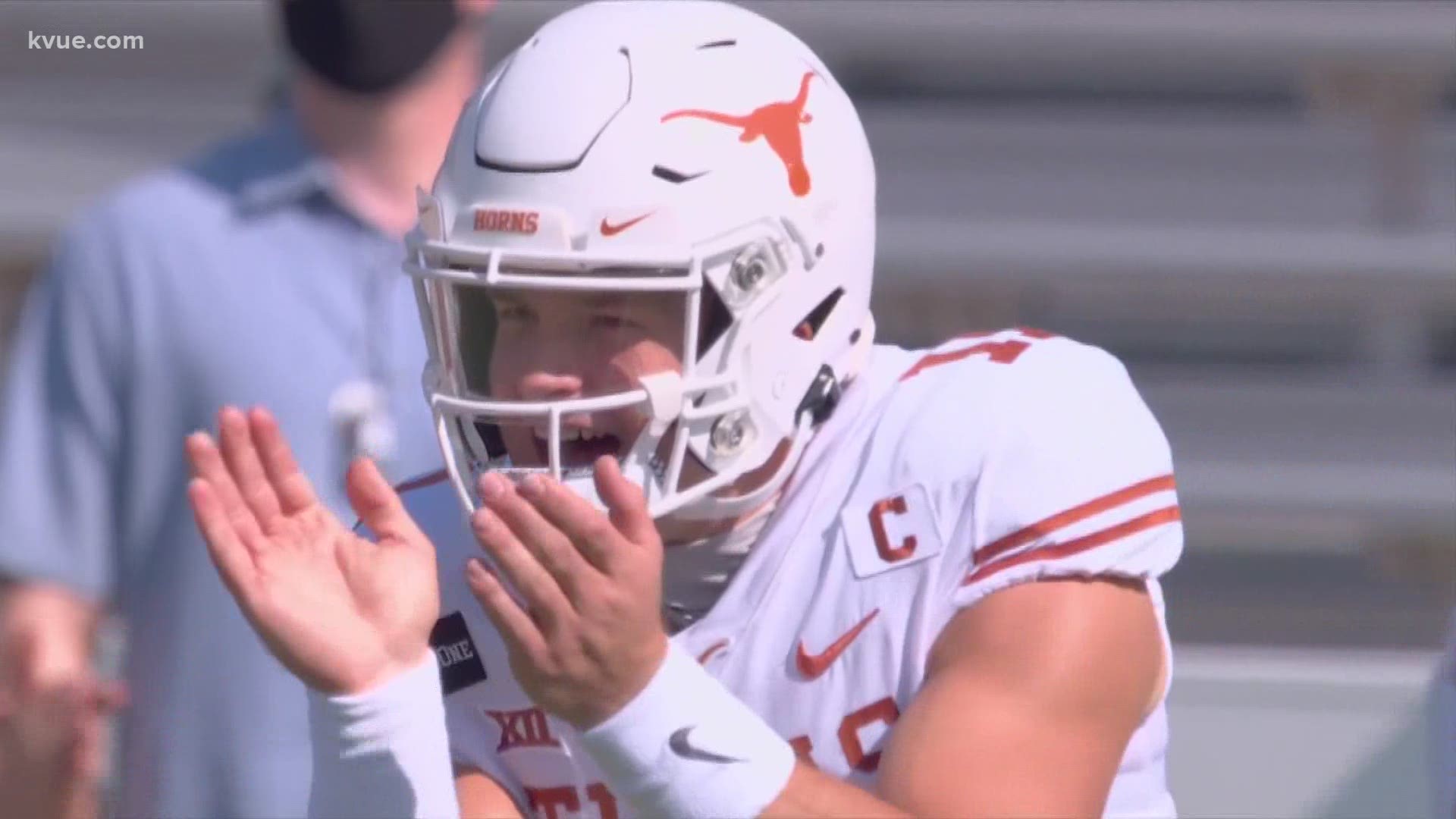 Ehlinger is one of only three players in FBS history to throw for at least 11,000 career yards and rush for more than 1,500 yards.