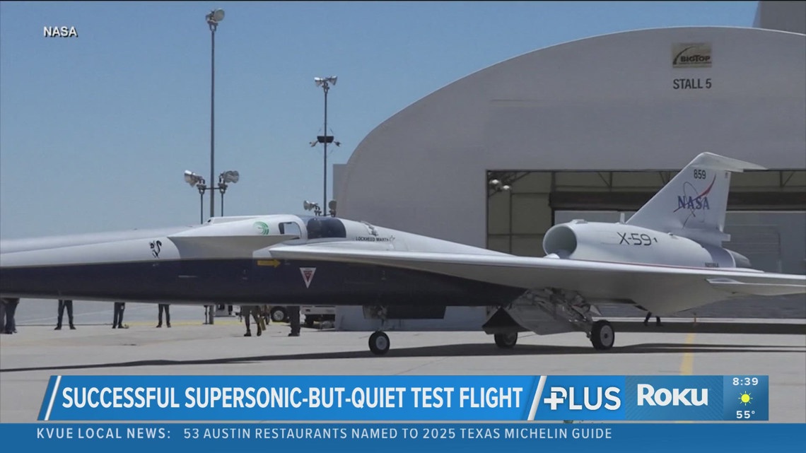 NASA tests silent supersonic jet over California | kvue.com